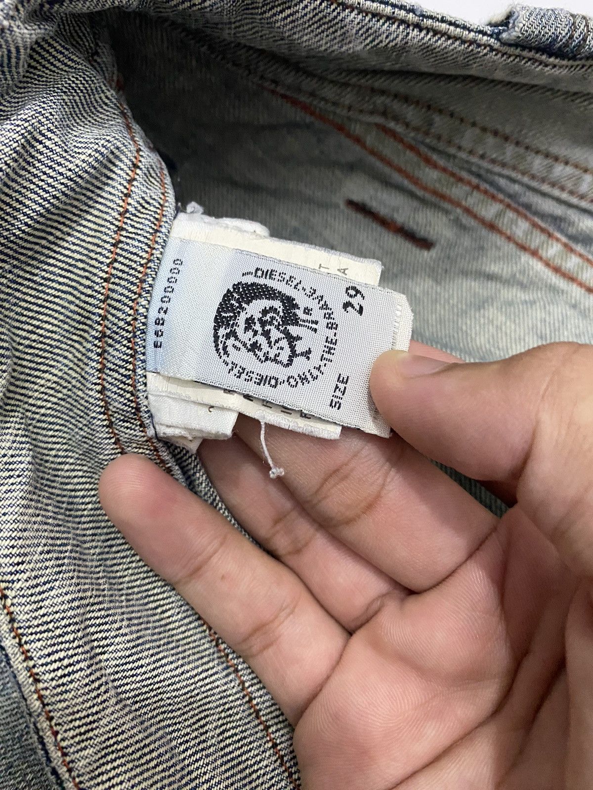 Diesel FLARE🔥DIESEL DISTRESSED THRASHED DENIM SUPER FLARE JEANS Size US 31 - 11 Thumbnail