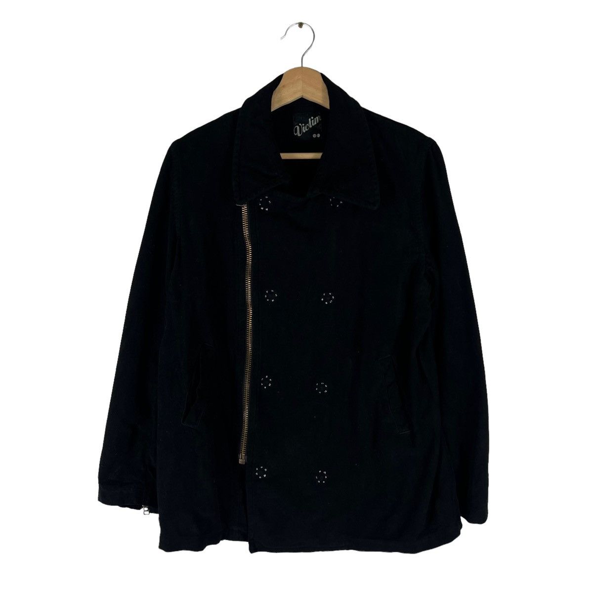 Japanese Brand DOUBLE BREAST BONDAGE PUNK DESIGN JACKET VICTIM JAPAN MADE Size US M / EU 48-50 / 2 - 1 Thumbnail