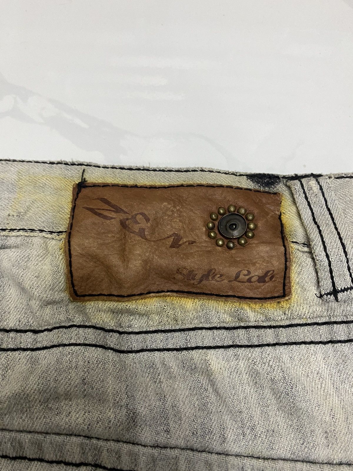 Kapital 🔥ZEN LAB STYLE DENIM LEGEND BAGGY DENIM JEANS Size US 32 / EU 48 - 10 Thumbnail