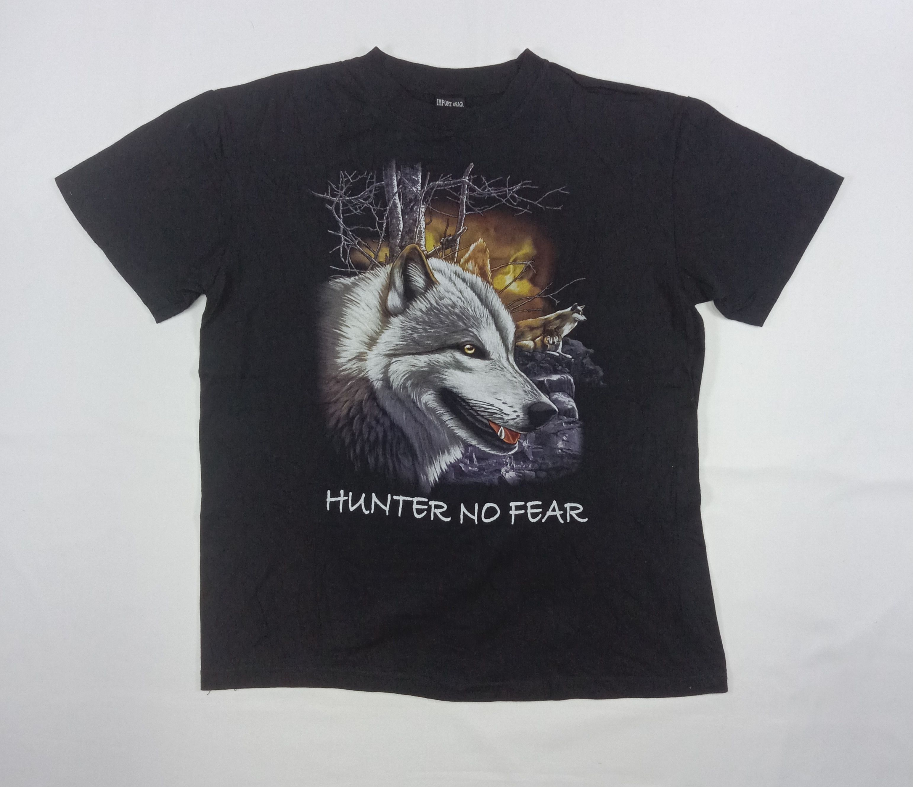 Japanese Brand Vintage Import Gear "Hunter No Fear" T Shirt Size US L / EU 52-54 / 3 - 1 Thumbnail