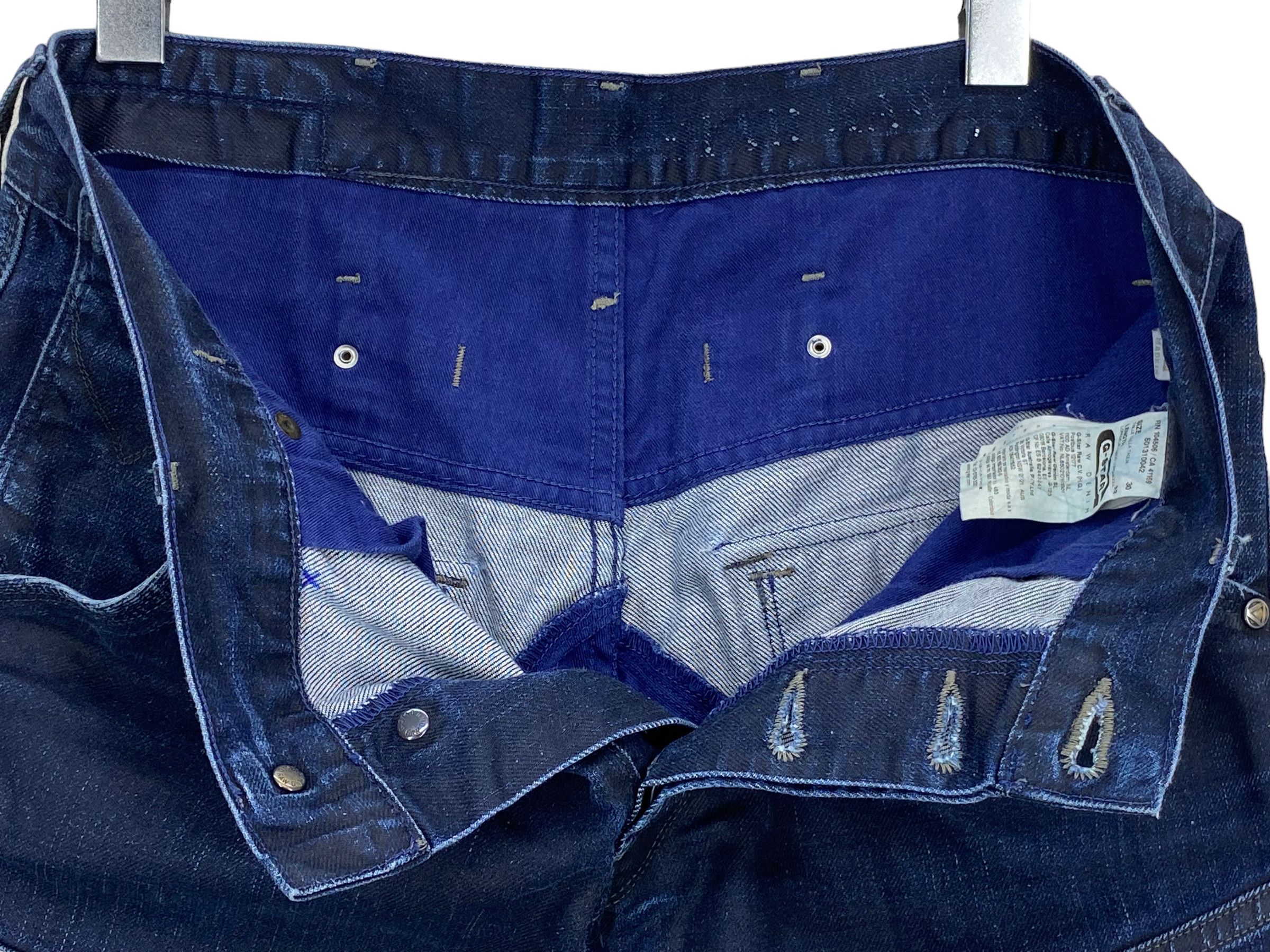 G-Star GStar Raw Jeans Knee Distressed Jeans Pants Size US 30 / EU 46 - 14 Thumbnail