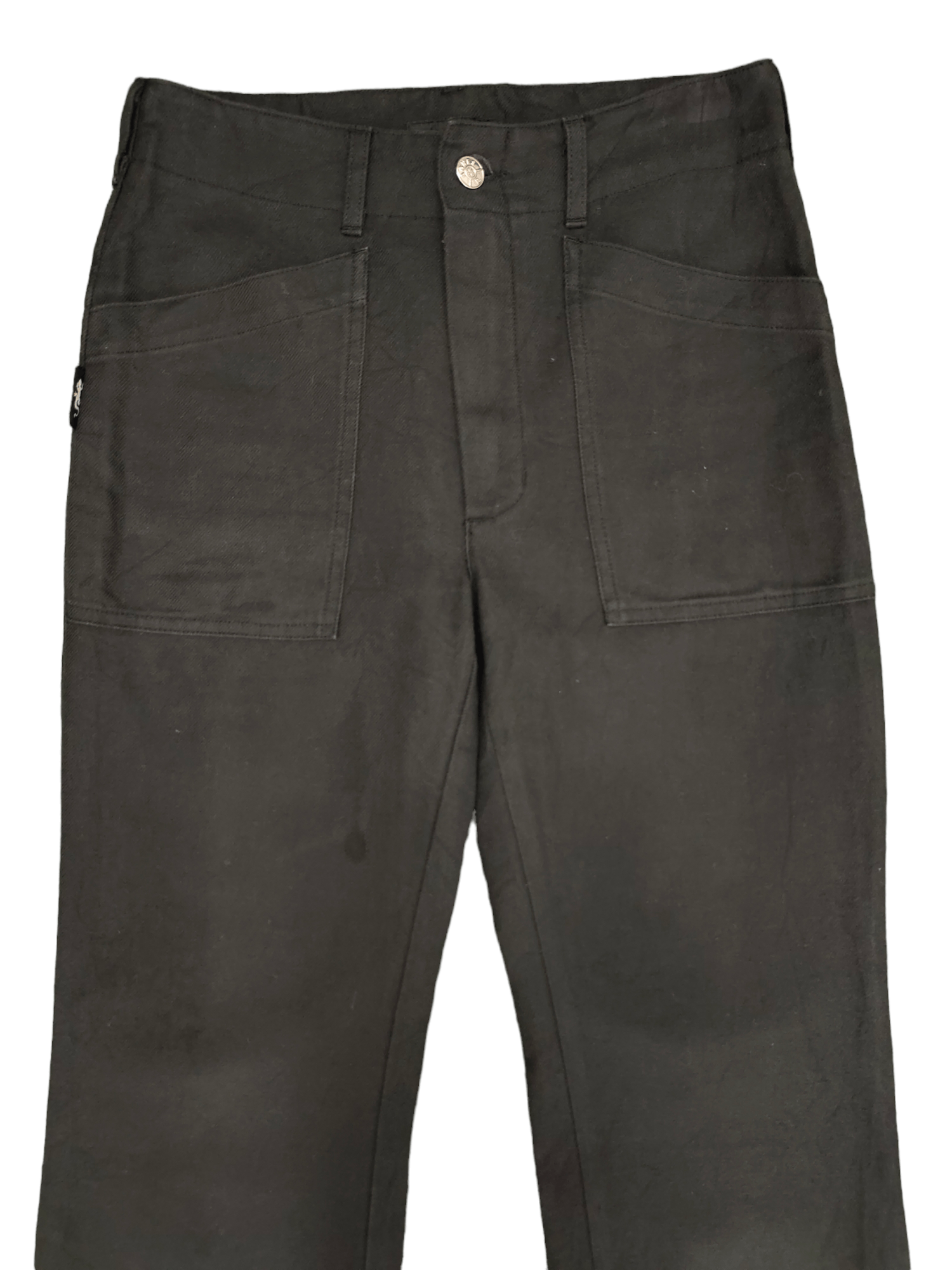 agnes b. Vintage Agnes B. Fatigue Pants France Workwear High Rise Size 27" / US 4 / IT 40 - 8 Thumbnail