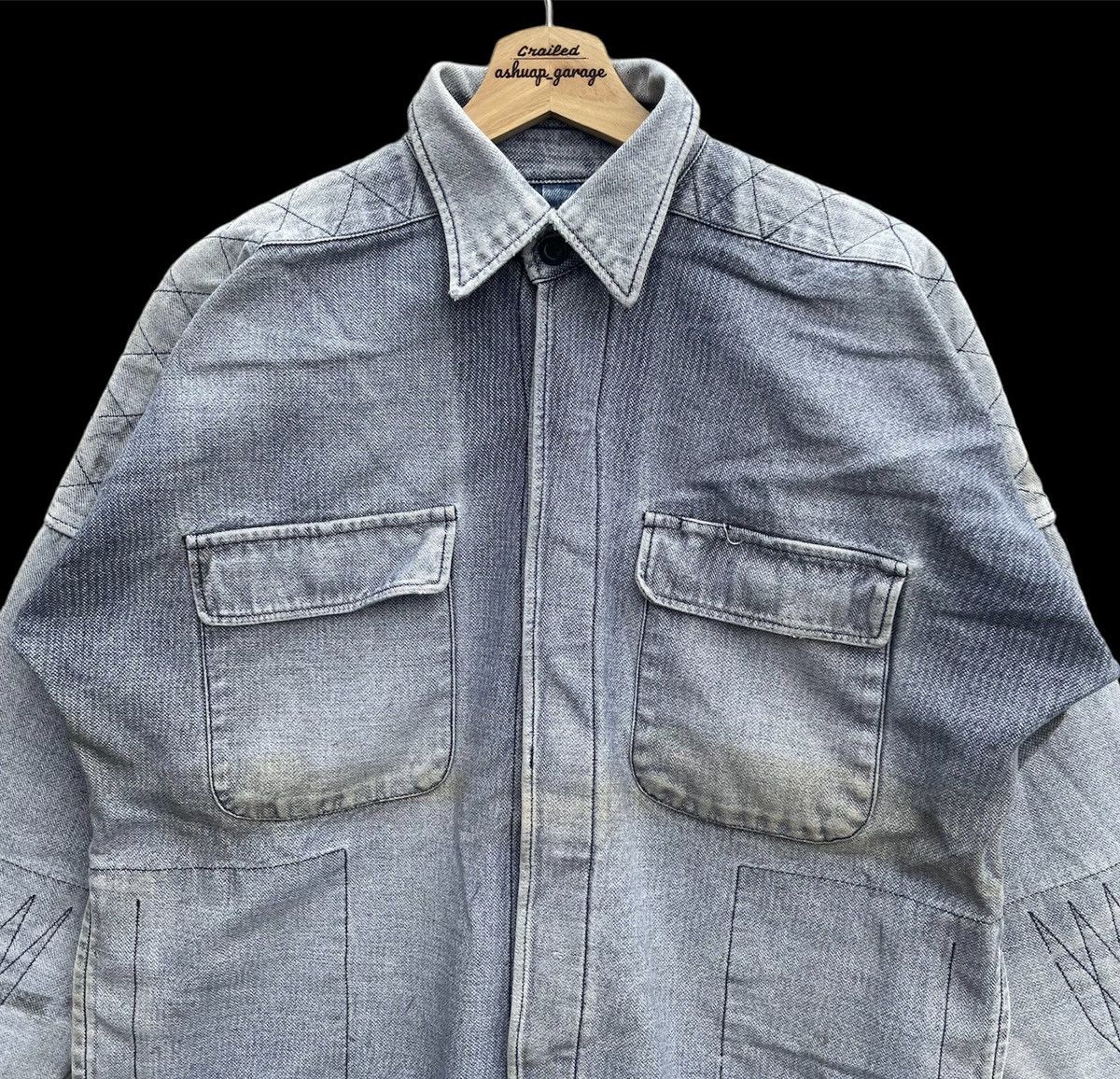 Japanese Brand × Seditionaries Distressed Seditionaries Custom Workers Denim Jacket Size US L / EU 52-54 / 3 - 2 Thumbnail