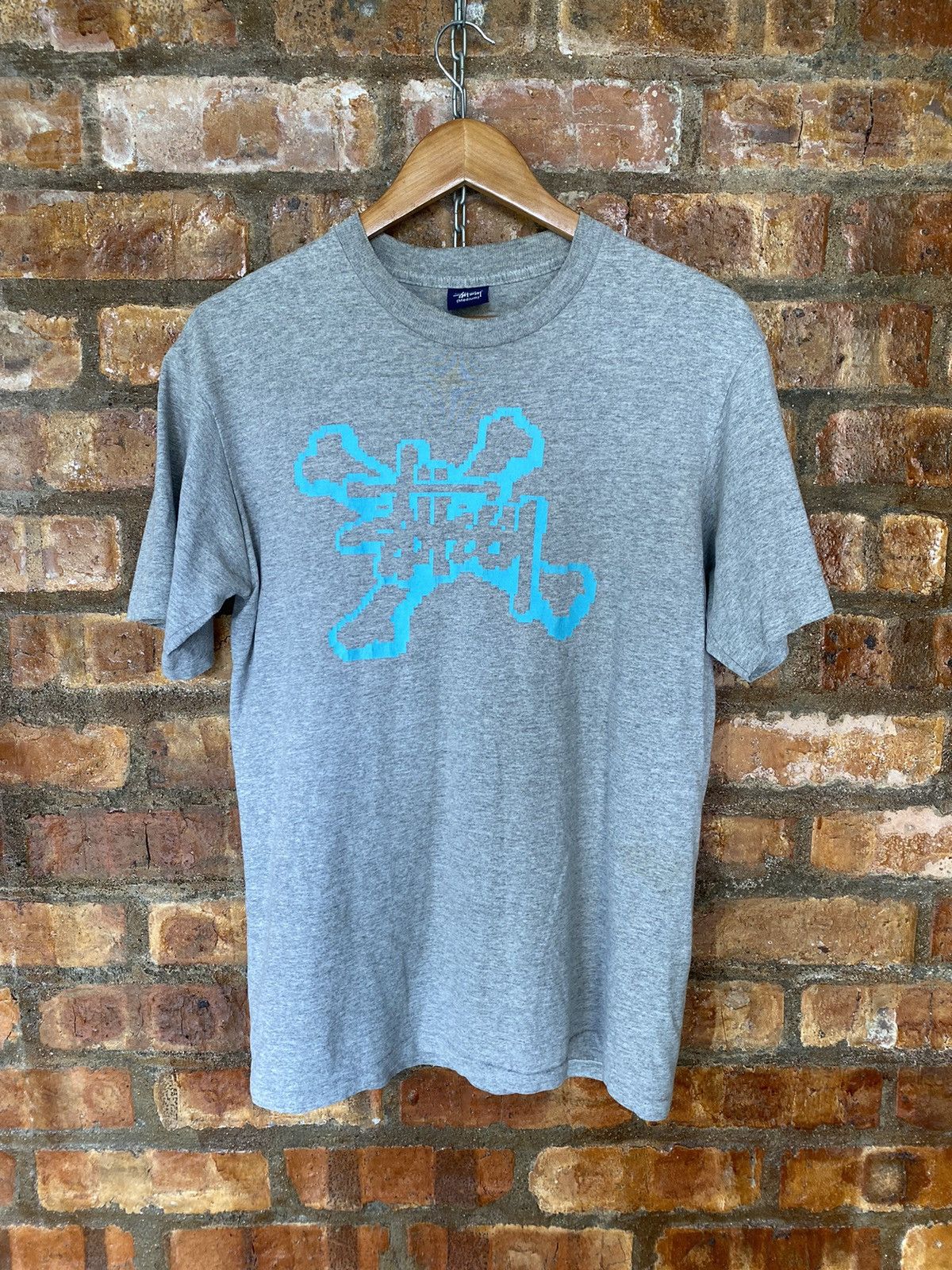 Stussy 2003 STUSSY DIGITAL LOGO cross bone TEE Size US M / EU 48-50 / 2 - 4 Thumbnail