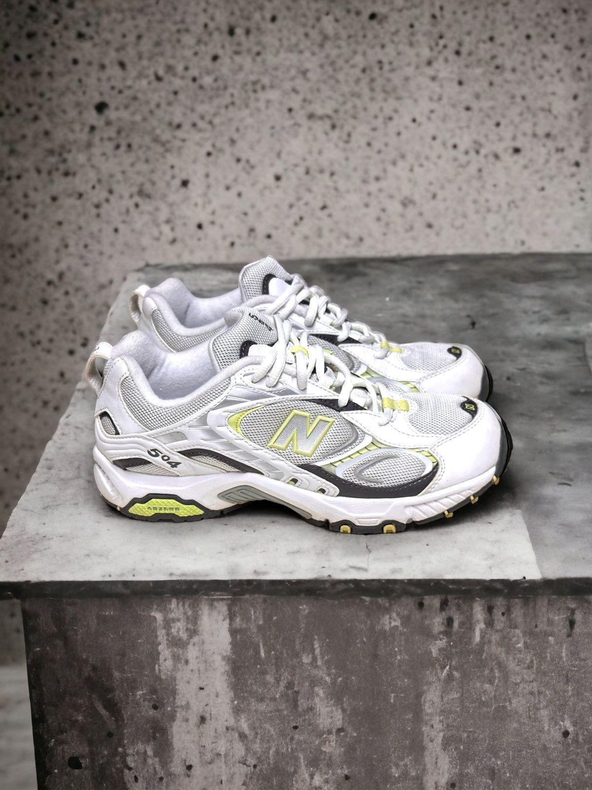 New Balance New Balance 504 Women s White Pistachio Sz 10 Grailed