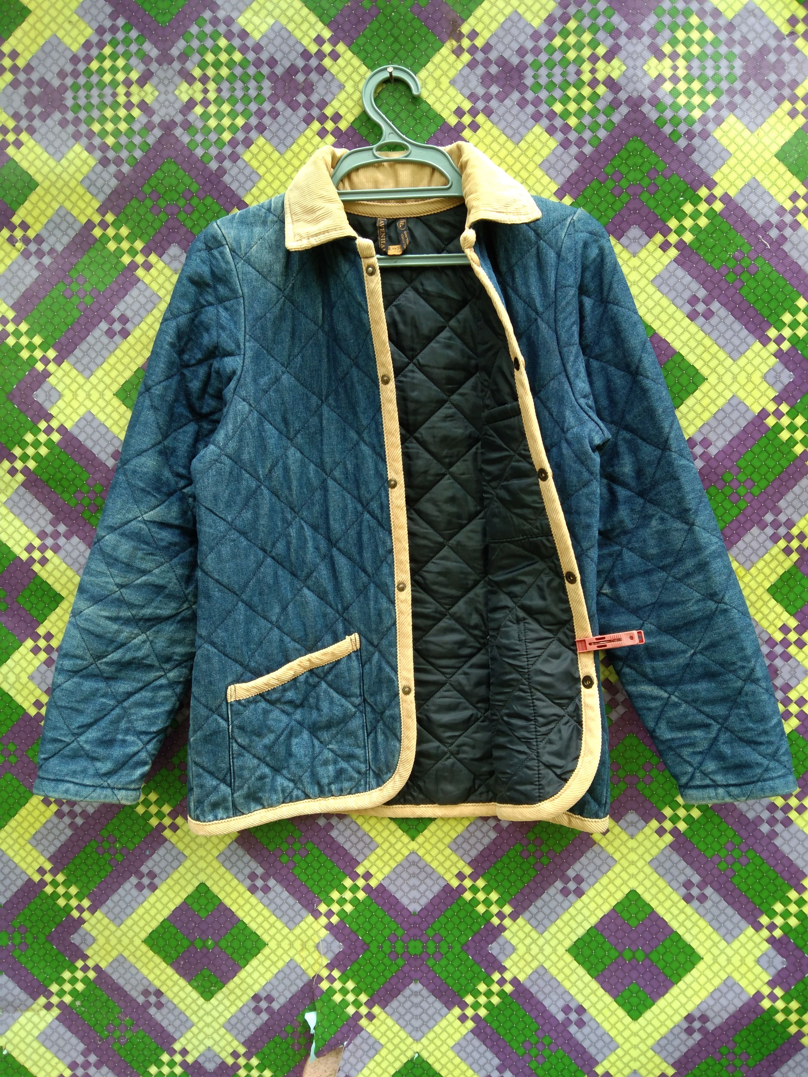 Lavenham × Vintage LAVENHAM DENIM QUILTED JACKET Size US XS / EU 42 / 0 - 4 Thumbnail