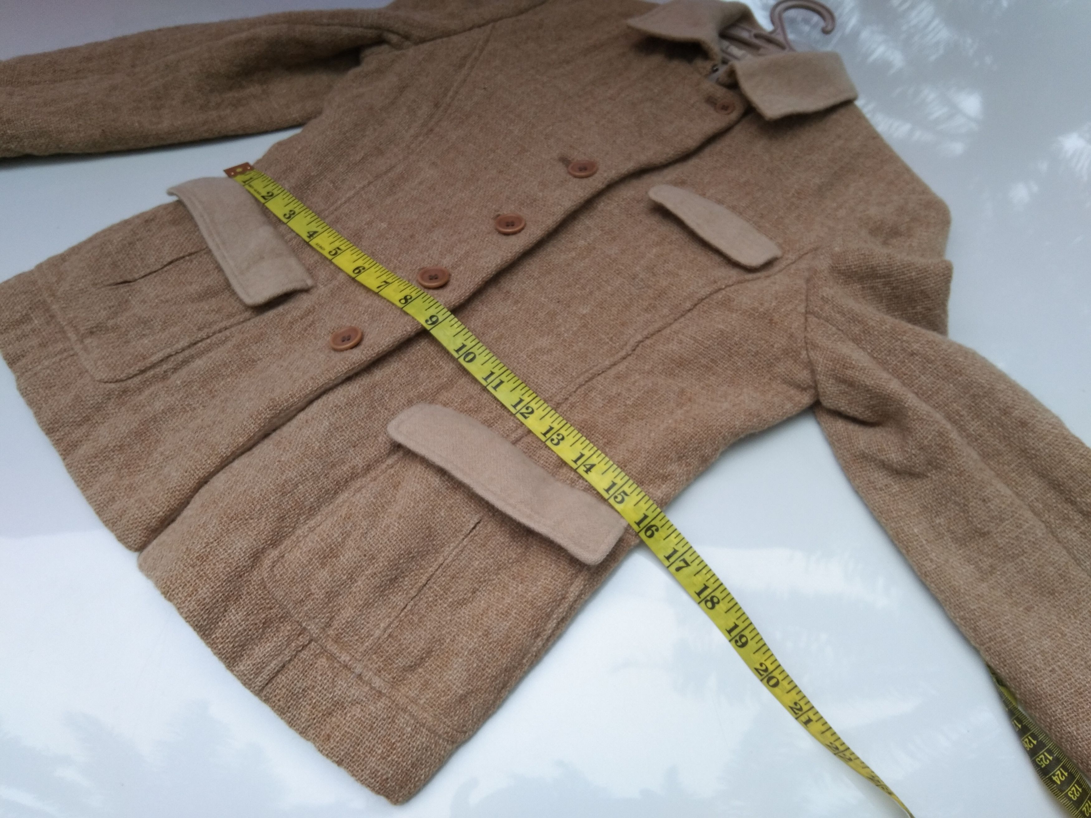 Comme Ca Ism × Japanese Brand COMME CA DU MODE TWEED JACKET Size XXS / US 00 / IT 34 - 8 Thumbnail