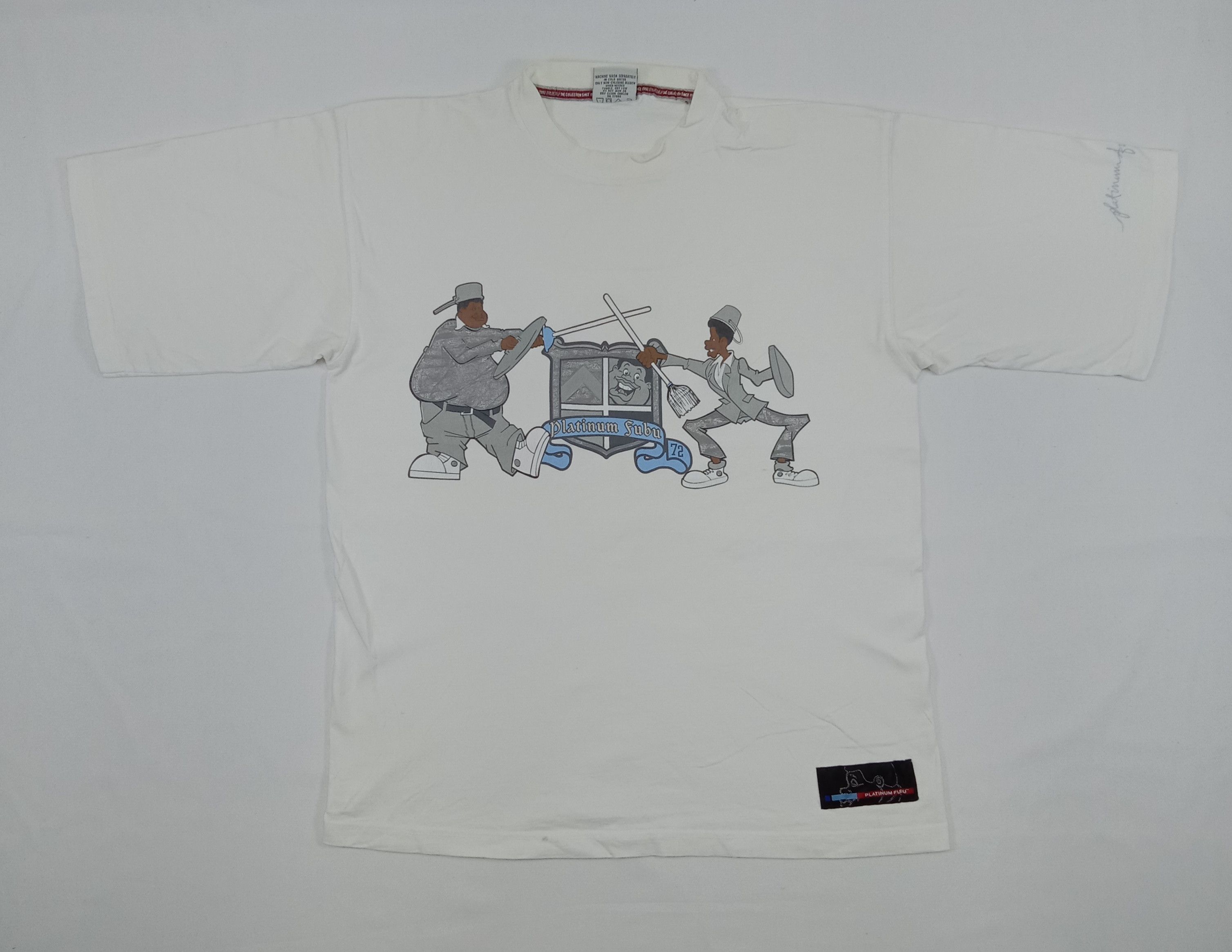 Fubu Vintage Platinum Fubu T Shirt Size US L / EU 52-54 / 3 - 1 Thumbnail