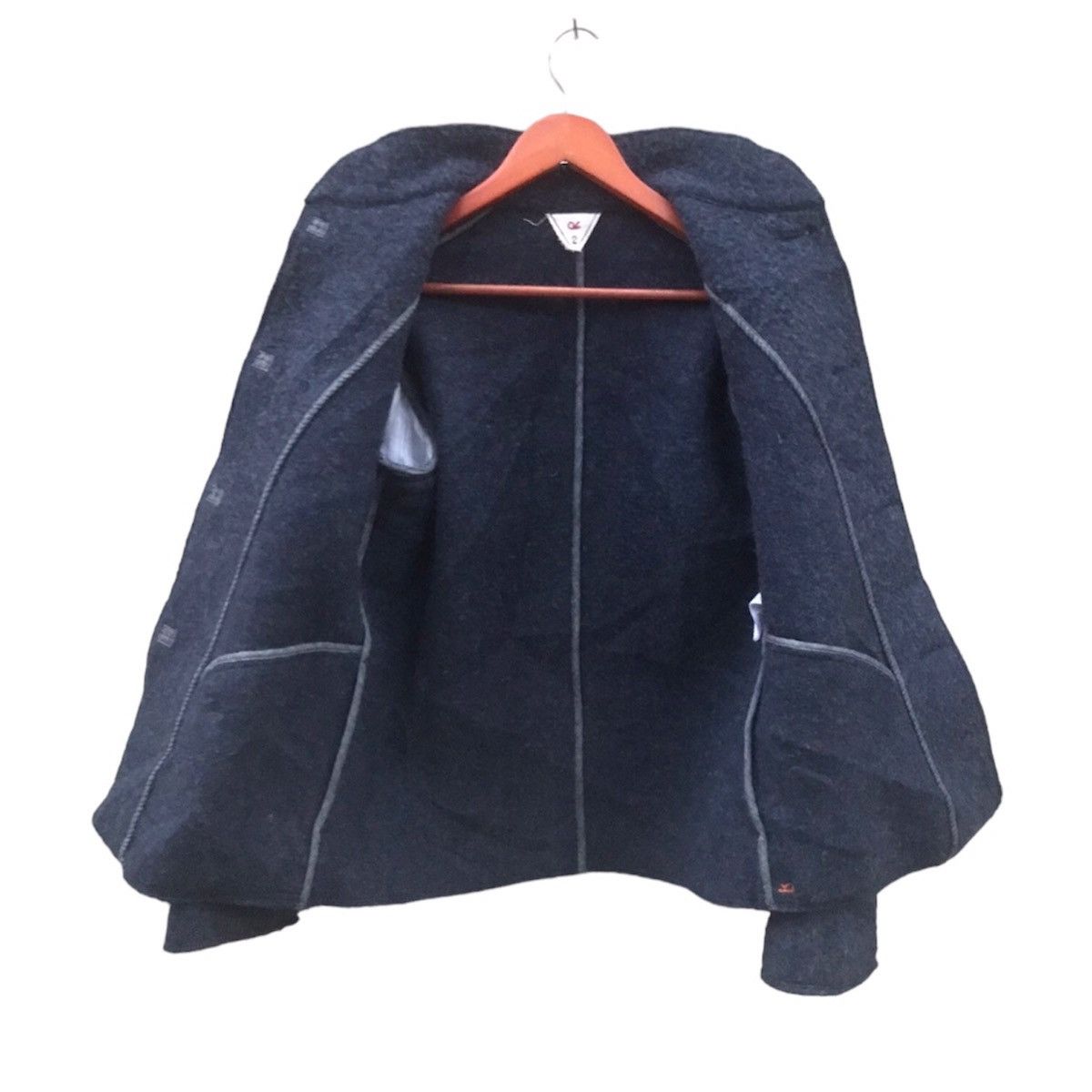 45rpm 45rpm Indigo Wool Short Jacket—Japanes Artisan Felted Fabric Size US M / EU 48-50 / 2 - 3 Thumbnail