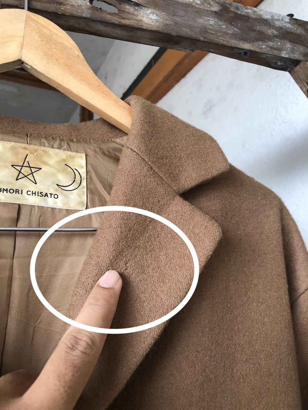 Tsumori Chisato Vintage Issey Miyake Tsumori Chisato Wool Winter Long Coat Size L / US 10 / IT 46 - 10 Thumbnail