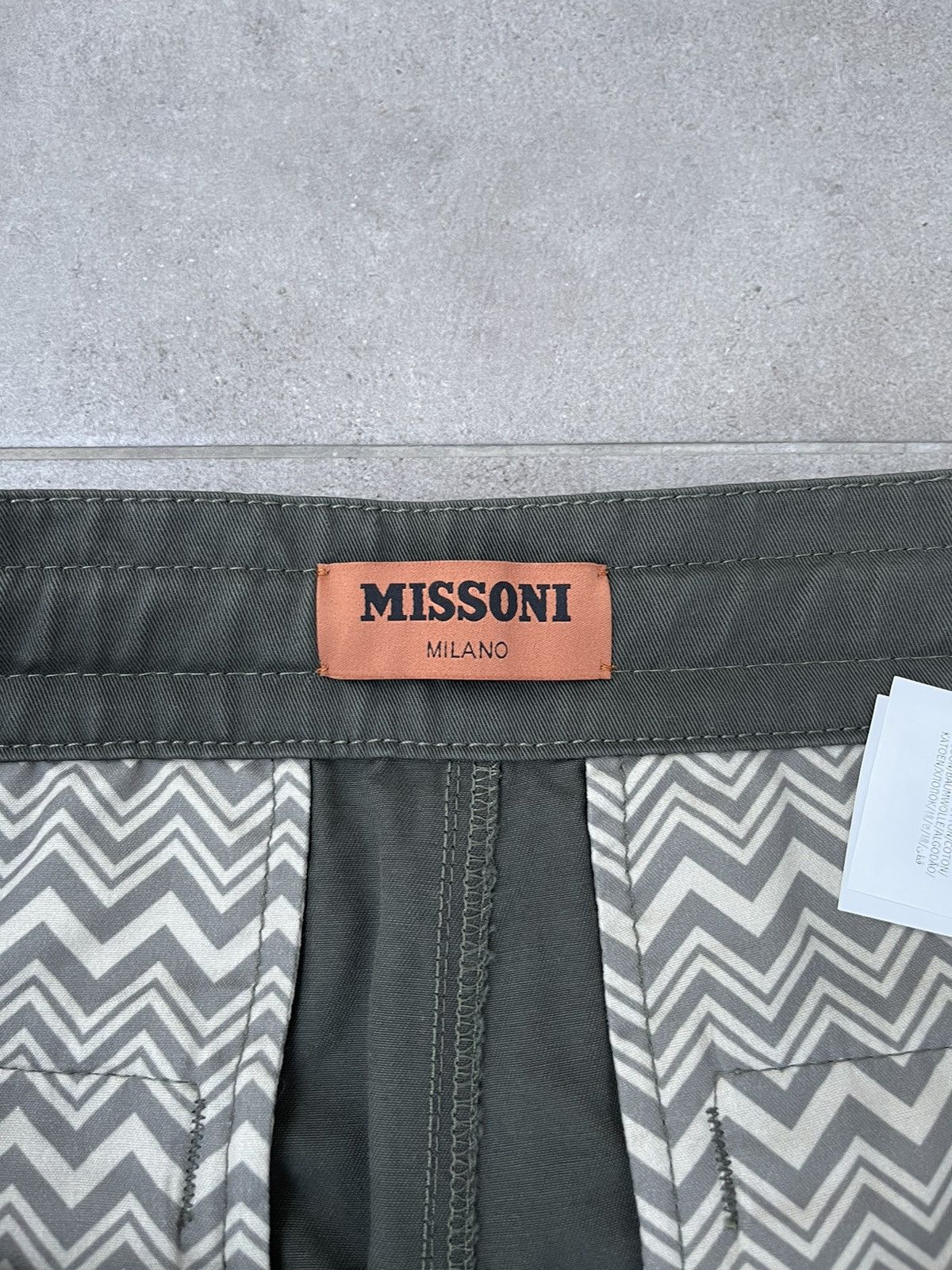 Missoni Missoni Bermuda Technical Cargo Swamp Green Long Shorts Size US 32 / EU 48 - 15 Thumbnail