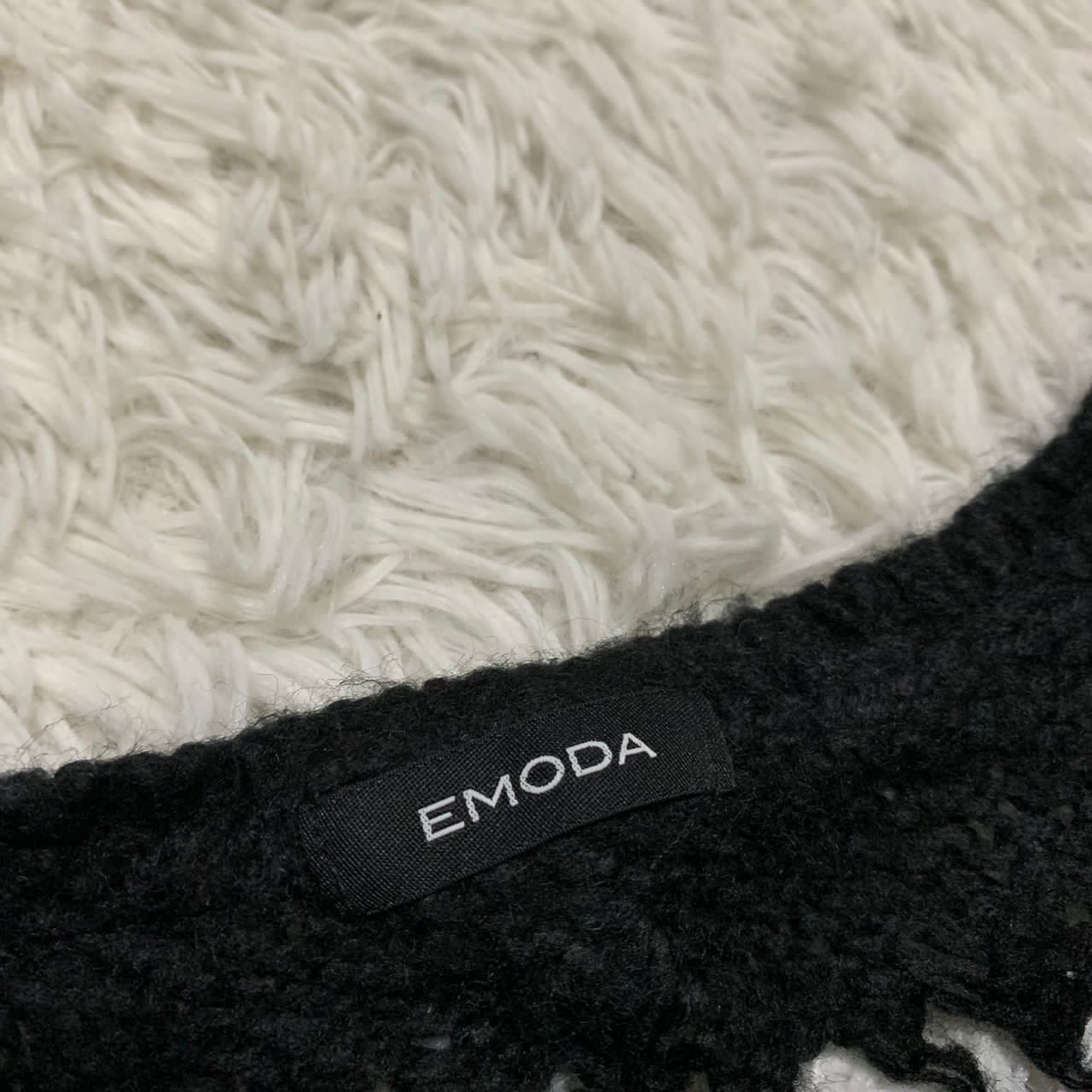 Japanese Brand Emoda Distress Knit Constructed Pullover Size US M / EU 48-50 / 2 - 7 Thumbnail