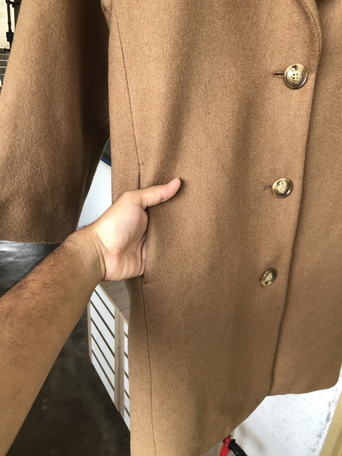 Tsumori Chisato Vintage Issey Miyake Tsumori Chisato Wool Winter Long Coat Size L / US 10 / IT 46 - 13 Thumbnail