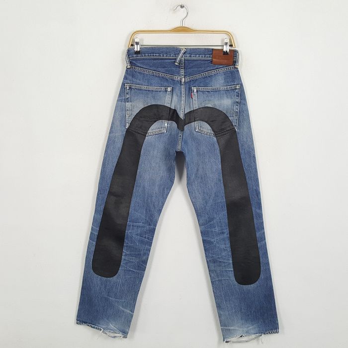 Vintage Evisu Heritage Double Gull Daicock Japanese Denim Jeans Size W33