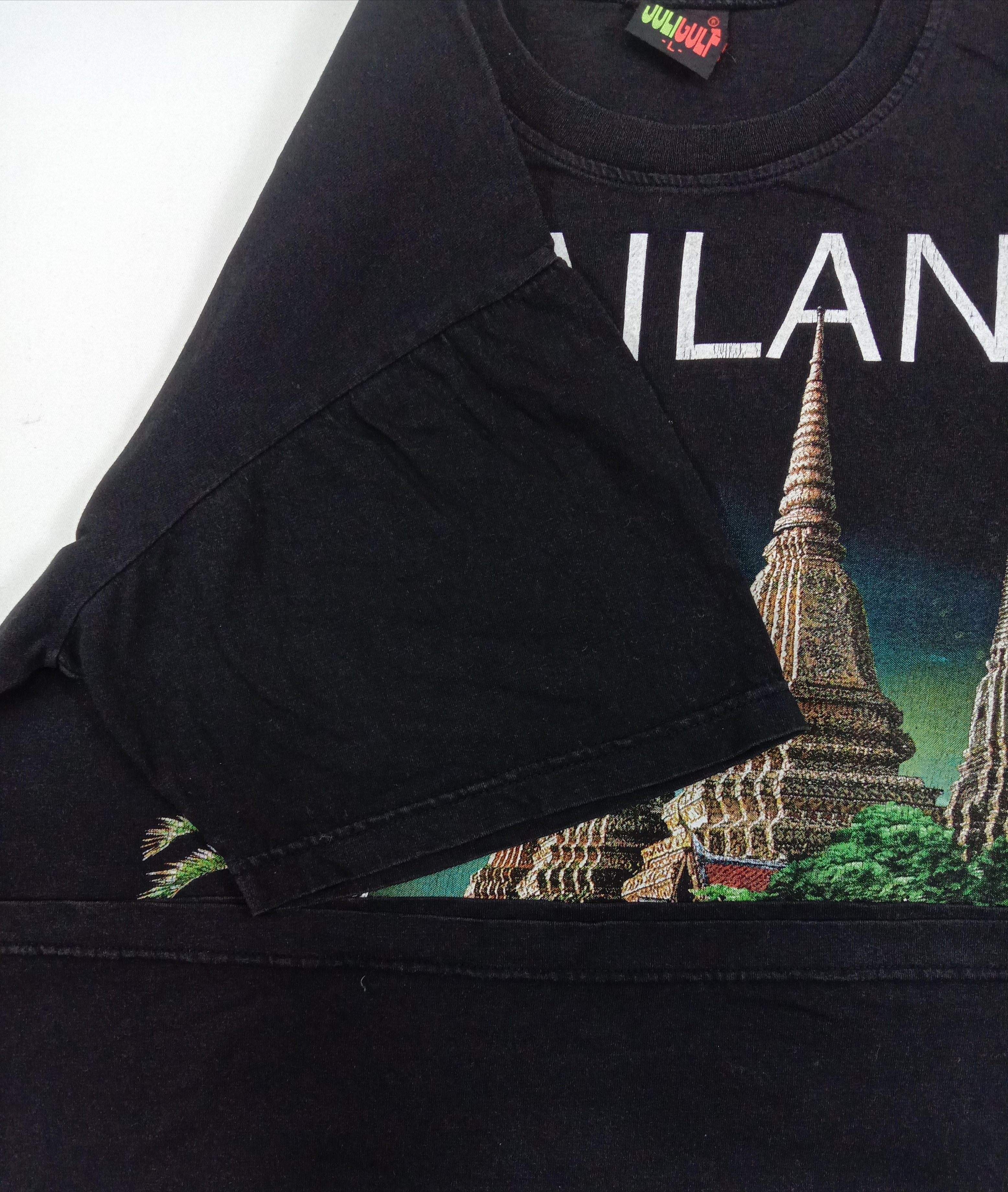 Vintage Vintage Joligolf Wat Po Buddhist Tample T Shirt Size US L / EU 52-54 / 3 - 3 Thumbnail