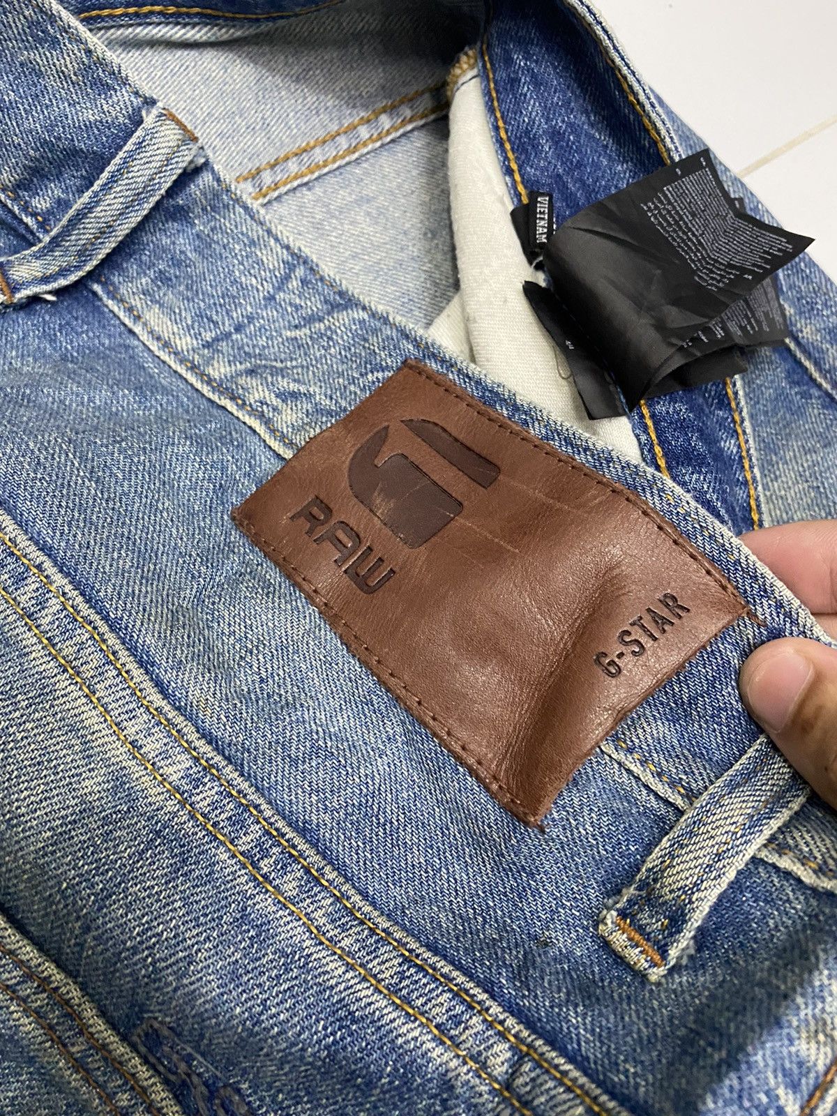 Beauty Beast × G-Star G STAR RAW DISTRESSED PAINTER SPLASH DENIM JEANS Size US 34 / EU 50 - 8 Thumbnail