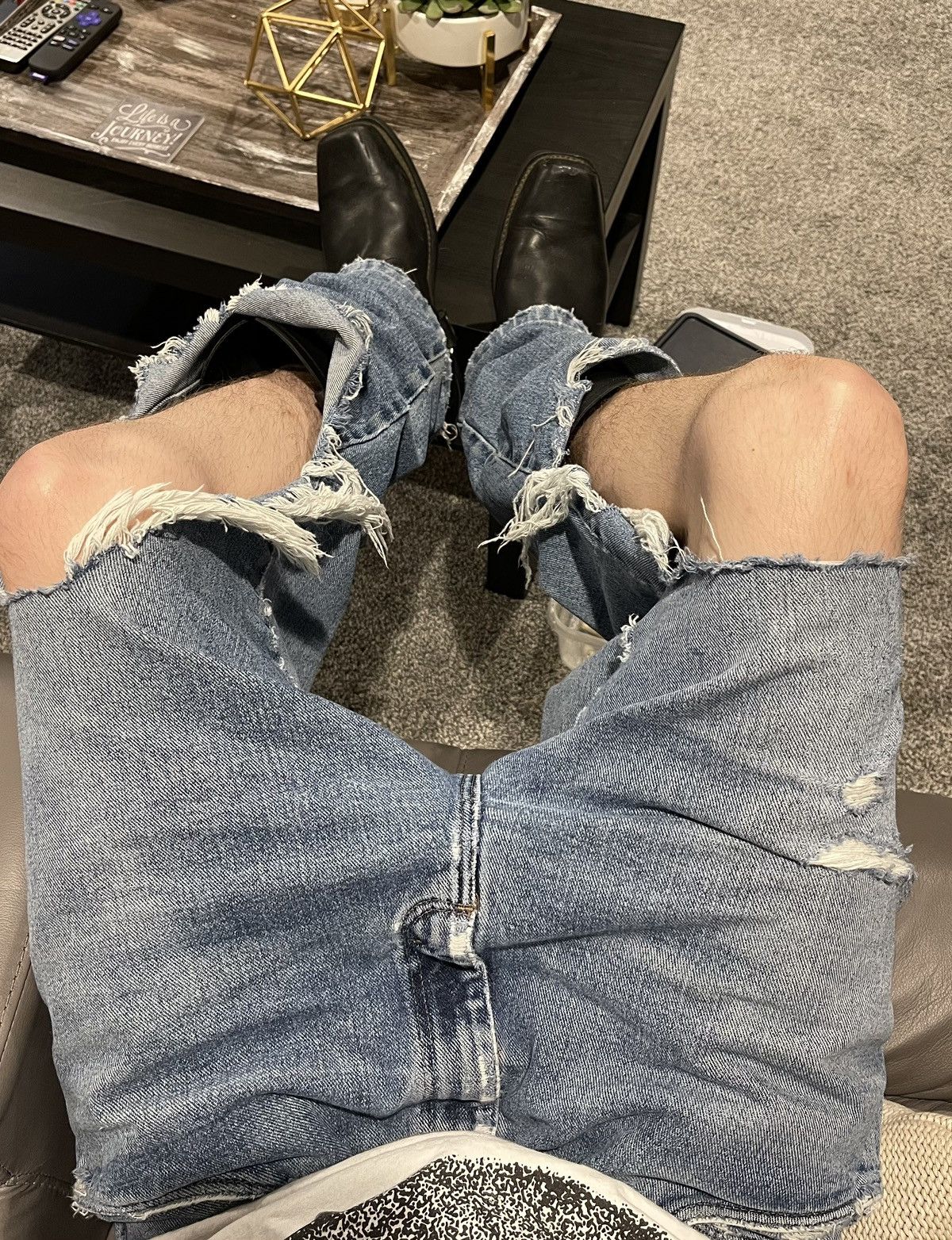 Japanese Brand × Vintage Wrangler Distressed Denim Size US 36 / EU 52 - 2 Thumbnail