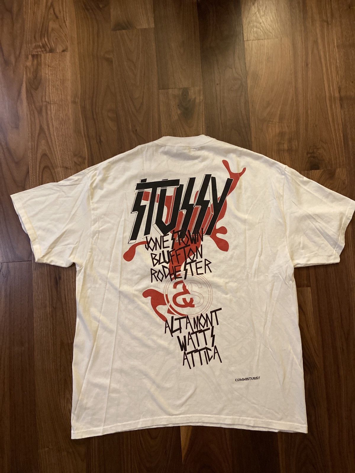 Stussy Stussy World Tour Invisible Man T-shirt Size US XL / EU 56 / 4 - 3 Thumbnail