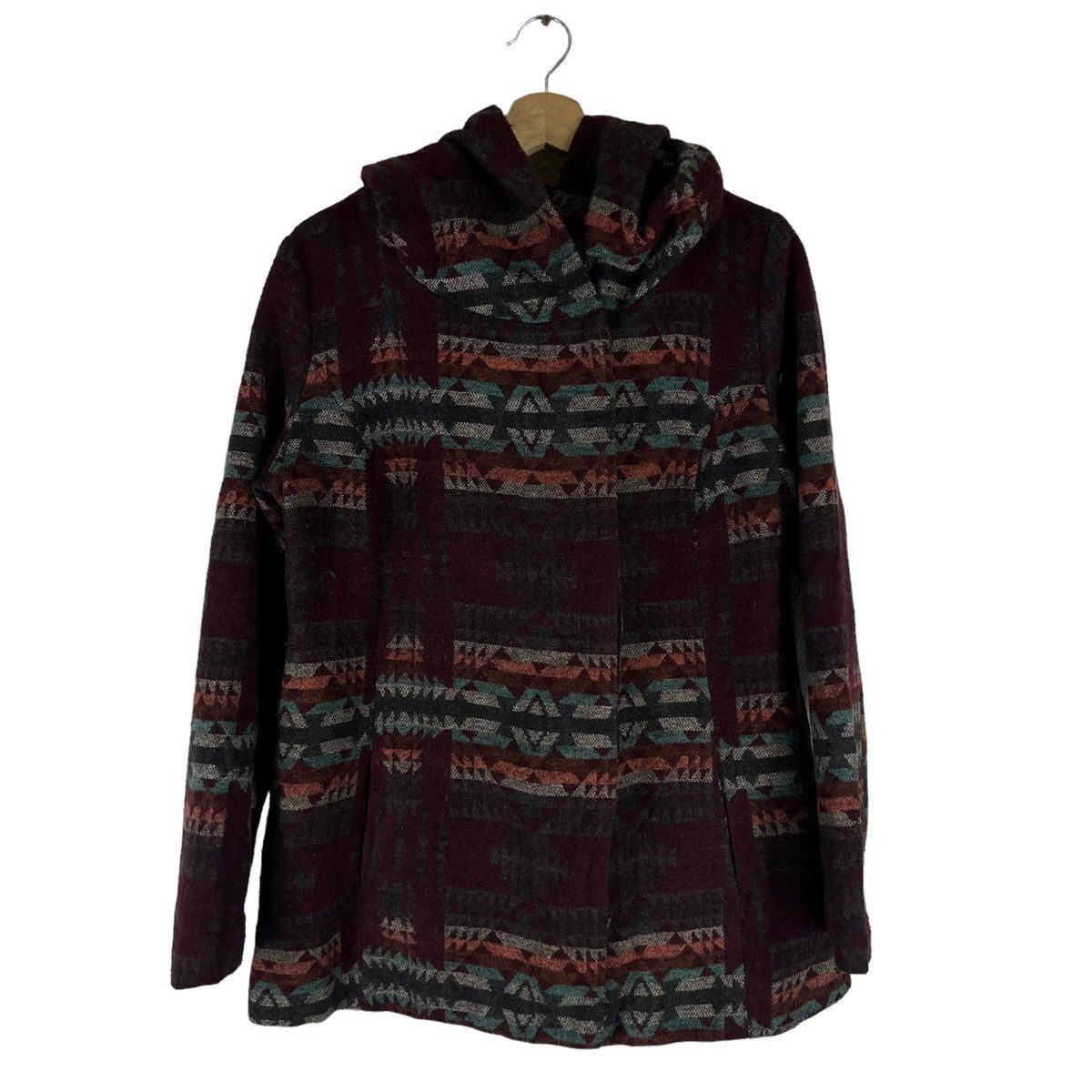 Japanese Brand VINTAGE AZTEC NAVAJO WOOL JACKET MOSSIMO SUPPLY CO 1987 Size US L / EU 52-54 / 3 - 8 Thumbnail