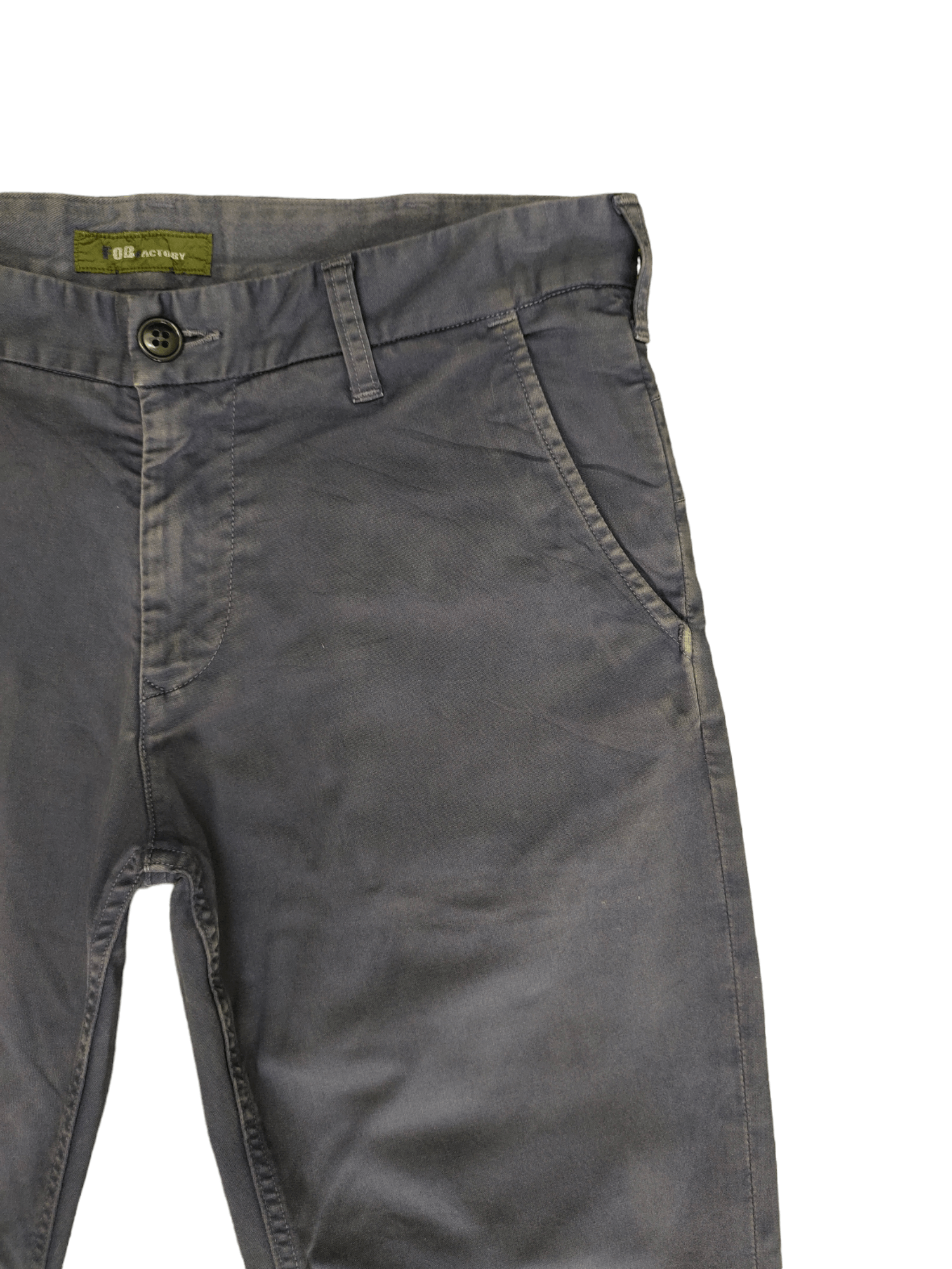 FOB Factory Fob Factory Indigo Floating Back Pocket Trouser Pants Size US 32 / EU 48 - 9 Thumbnail