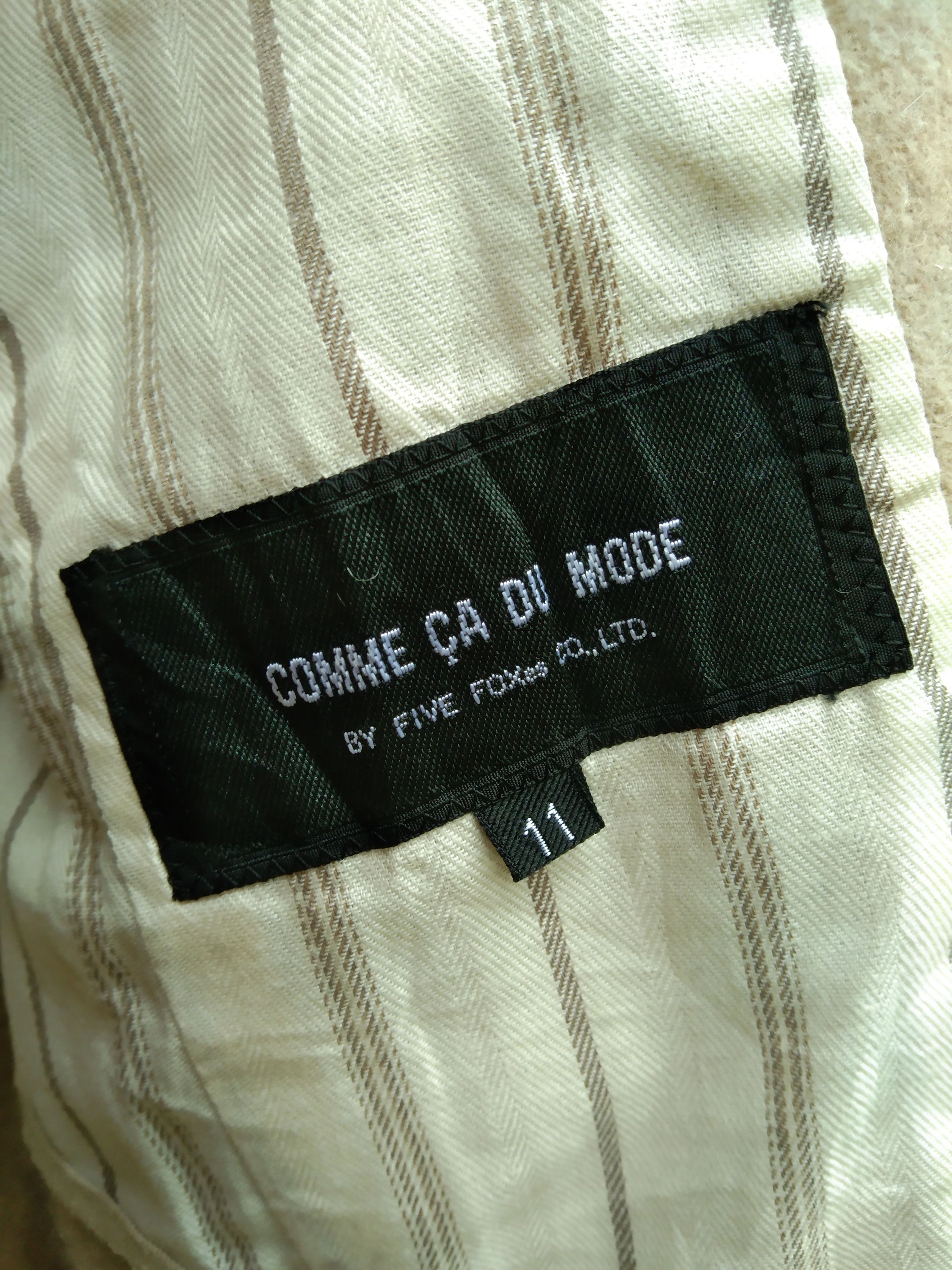 Comme Ca Ism × Japanese Brand COMME CA DU MODE TWEED JACKET Size XXS / US 00 / IT 34 - 12 Thumbnail
