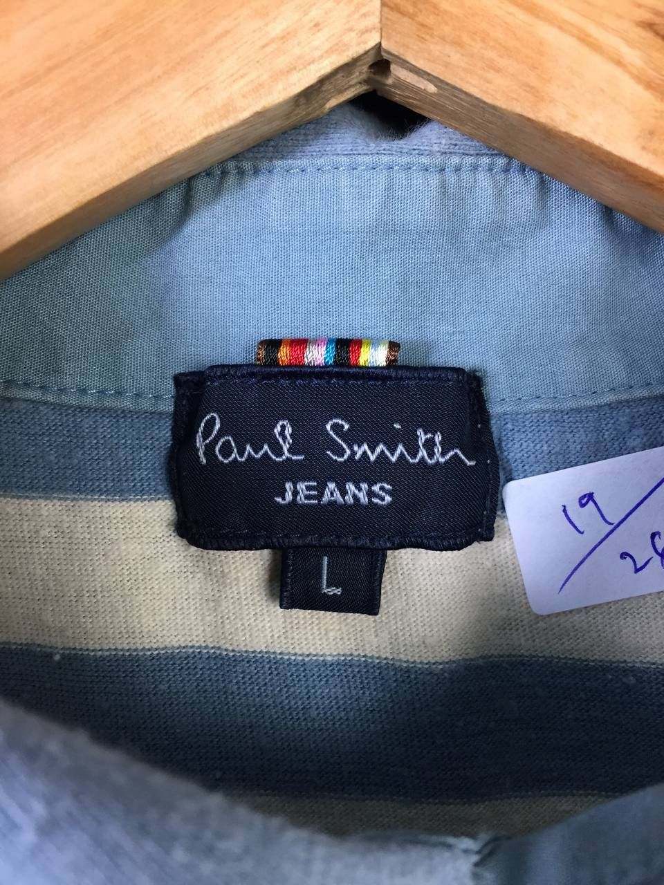 Paul Smith Paul smith Jeans Button Down Striped Polo Tee Size US L / EU 52-54 / 3 - 6 Thumbnail
