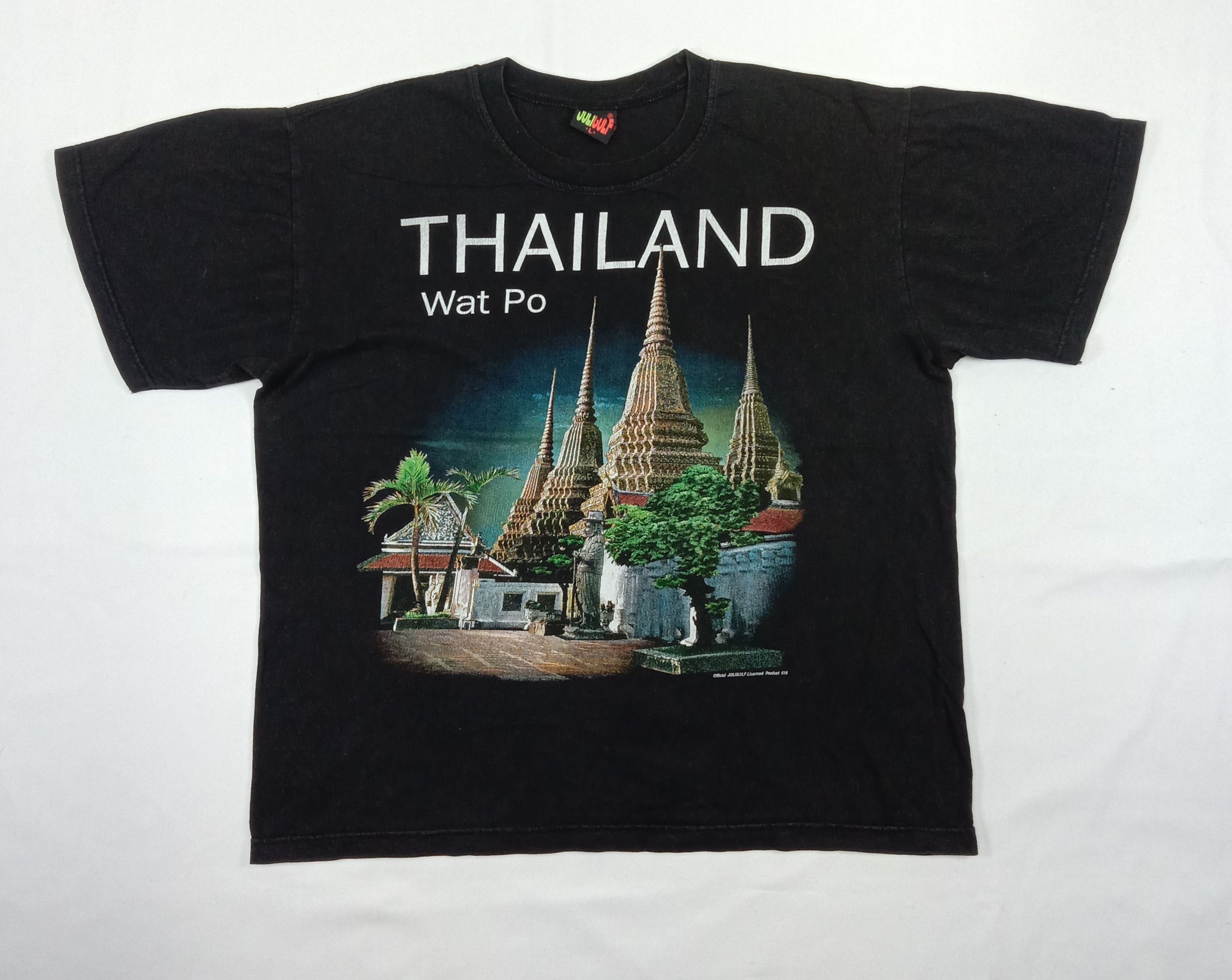 Vintage Vintage Joligolf Wat Po Buddhist Tample T Shirt Size US L / EU 52-54 / 3 - 1 Thumbnail