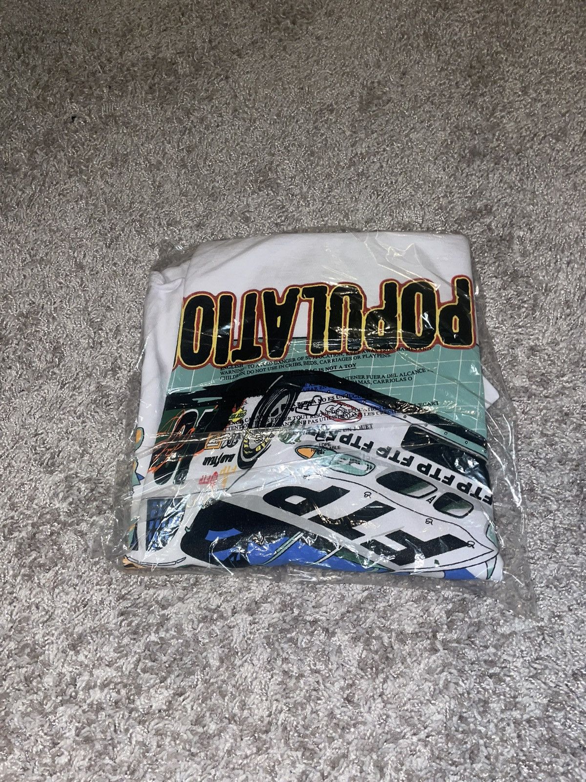 Fuck The Population FTP NASCAR White Shirt Size US L / EU 52-54 / 3 - 3 Thumbnail