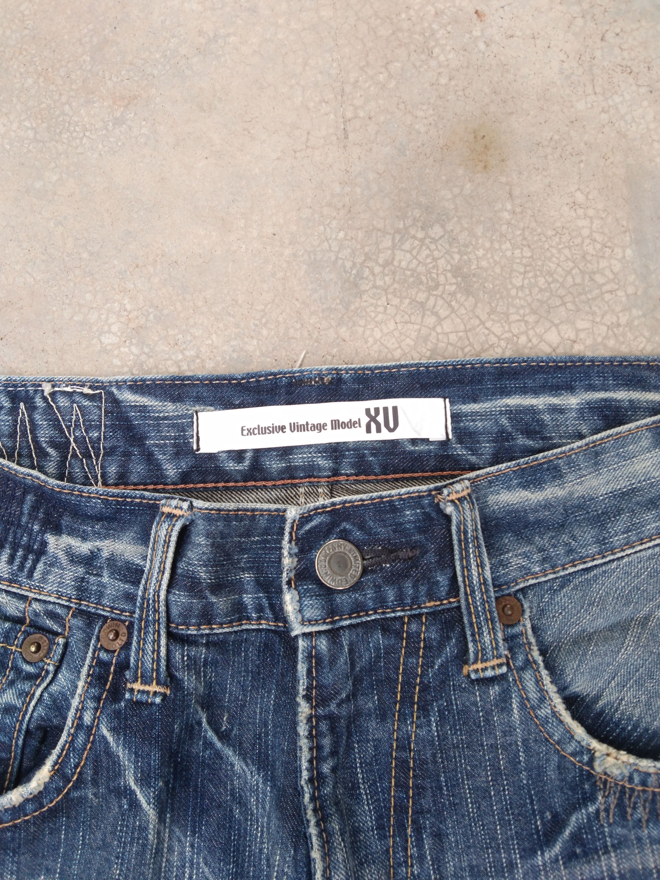 Japanese Brand Vintage Distressed Edwin Blue Washed Flared Jeans 30x32 Size US 30 / EU 46 - 7 Thumbnail