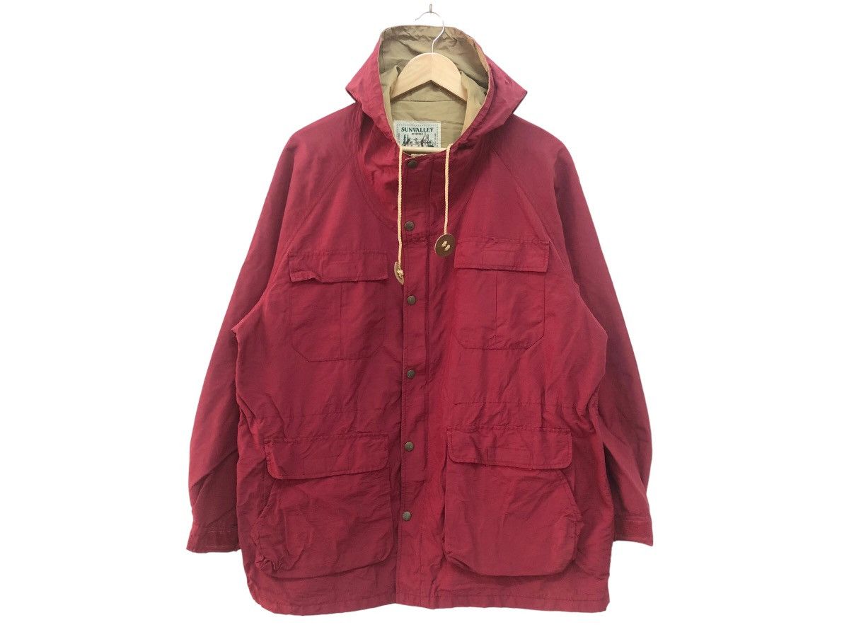 Japanese Brand × Outdoor Life × Vintage RARE 🔥 SUNVALLEY ATTACHED  