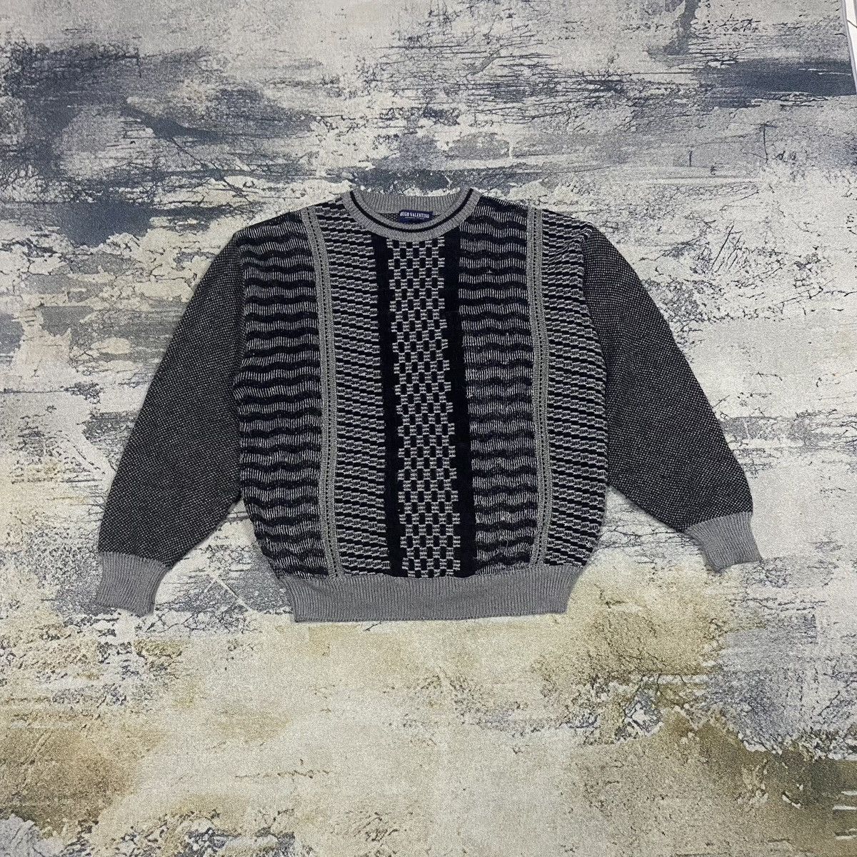Japanese Brand × Vintage Vintage Hugo Valentino Coogi Inspire Knit Sweater Jumper Size US M / EU 48-50 / 2 - 1 Thumbnail