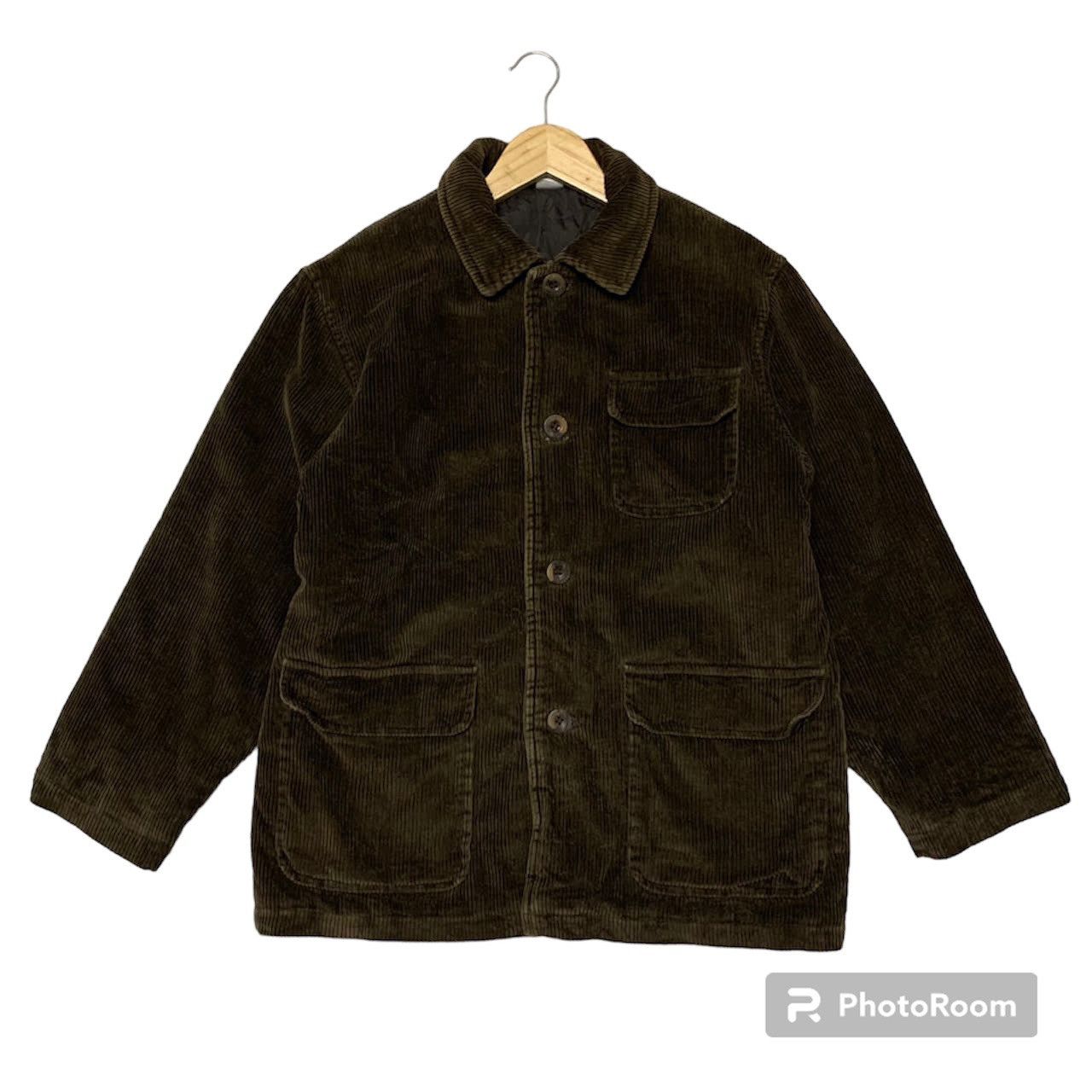 Japanese Brand Edeis Corduroi Outdoor Jacket Classic Style Size US M / EU 48-50 / 2 - 1 Thumbnail