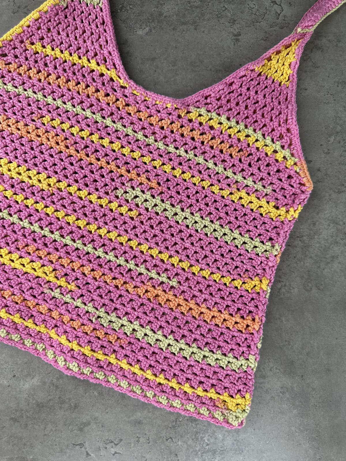 Japanese Brand Vintage Knit Tank Top Size S / US 4 / IT 40 - 5 Thumbnail