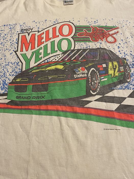 Vintage Nascar AOP Kyle Petty Mellow Yellow vintage 1993 racing tee ...