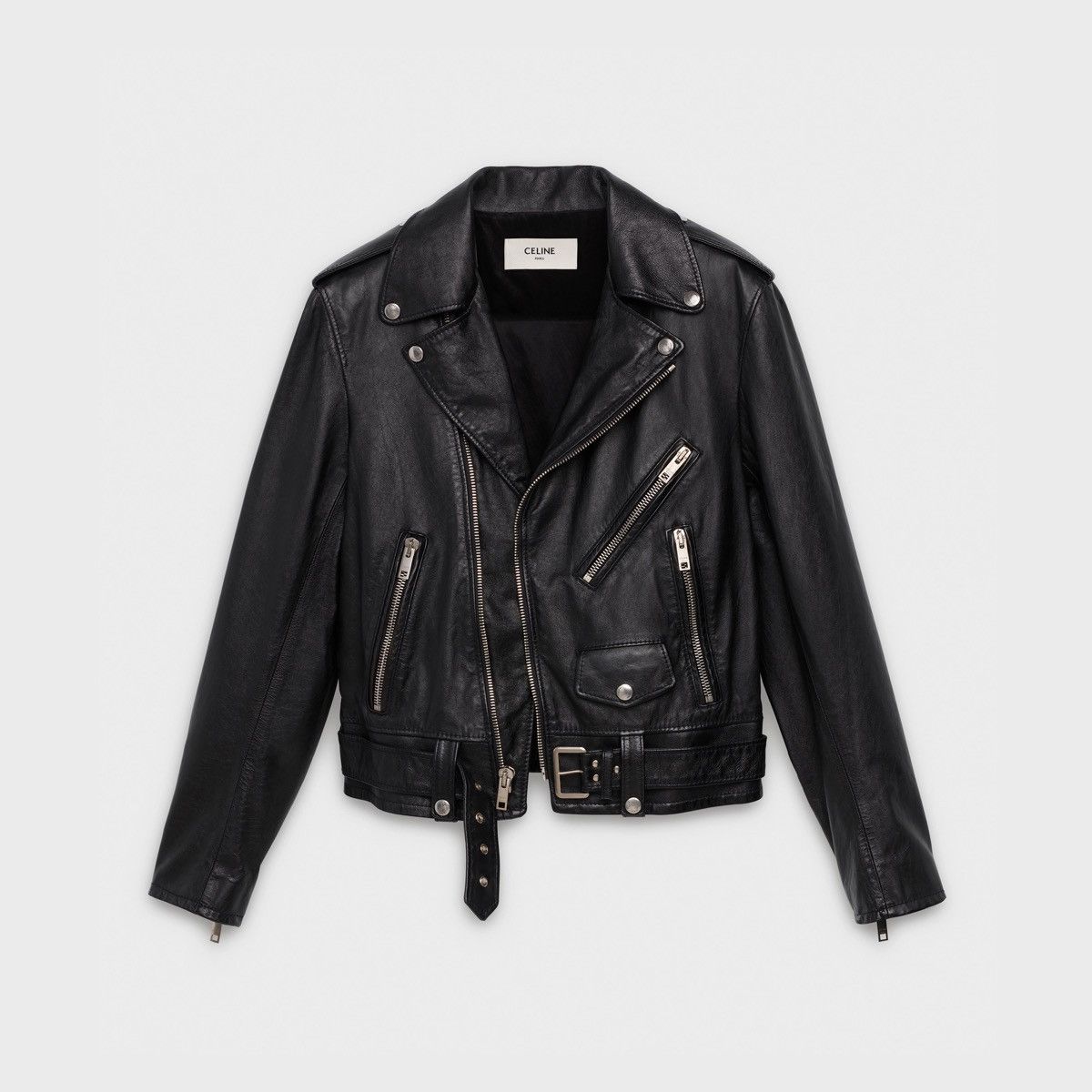 Saint Laurentbyhedislimaneレザー ダブルライダース SAINT LAURENT レザー ダブルライダースジャケット 先着限定価格