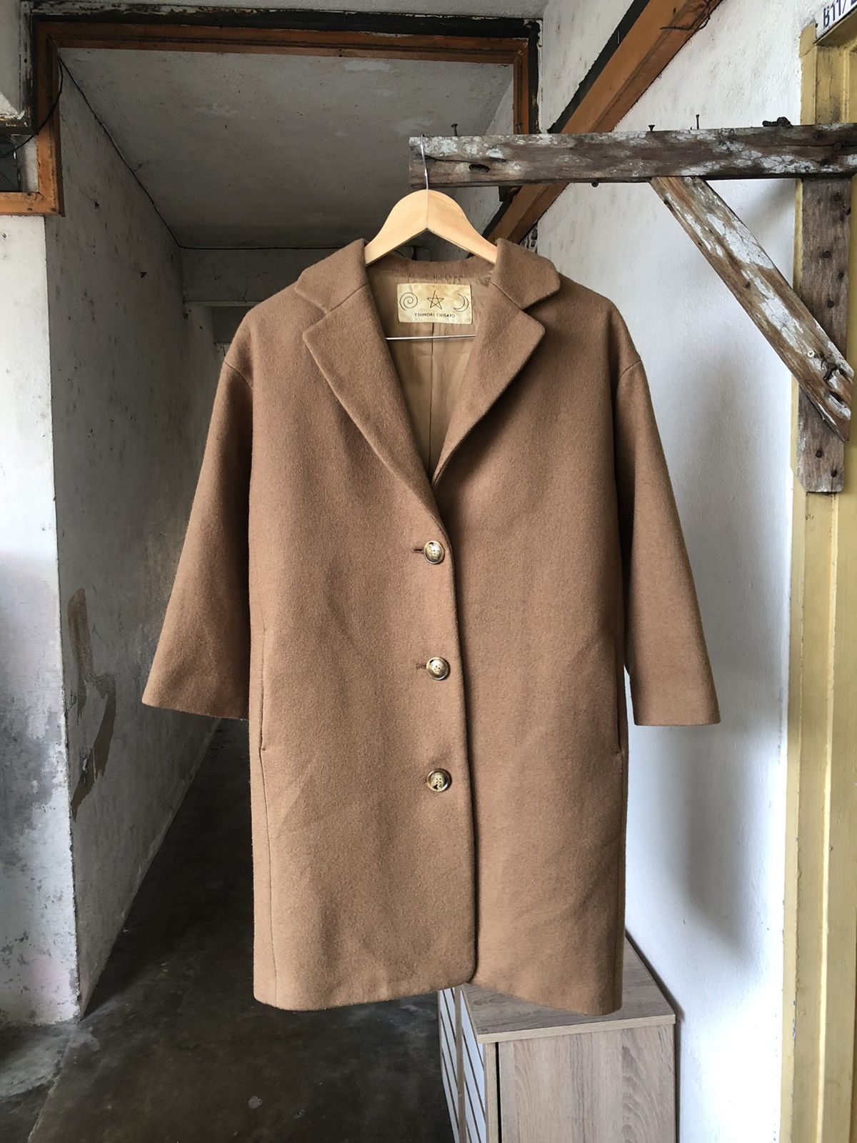 Tsumori Chisato Vintage Issey Miyake Tsumori Chisato Wool Winter Long Coat Size L / US 10 / IT 46 - 7 Thumbnail