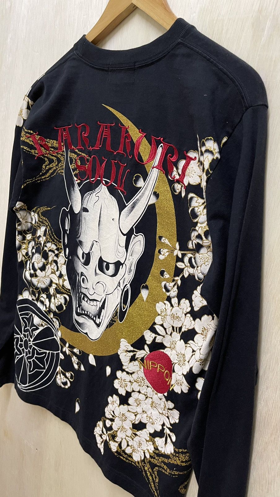 Karakuri Tamashii Vtg’Y2K🔥KARAKURI TAMASHI🔥Embroidered Long Sleeve Shirt Size US M / EU 48-50 / 2 - 2 Thumbnail