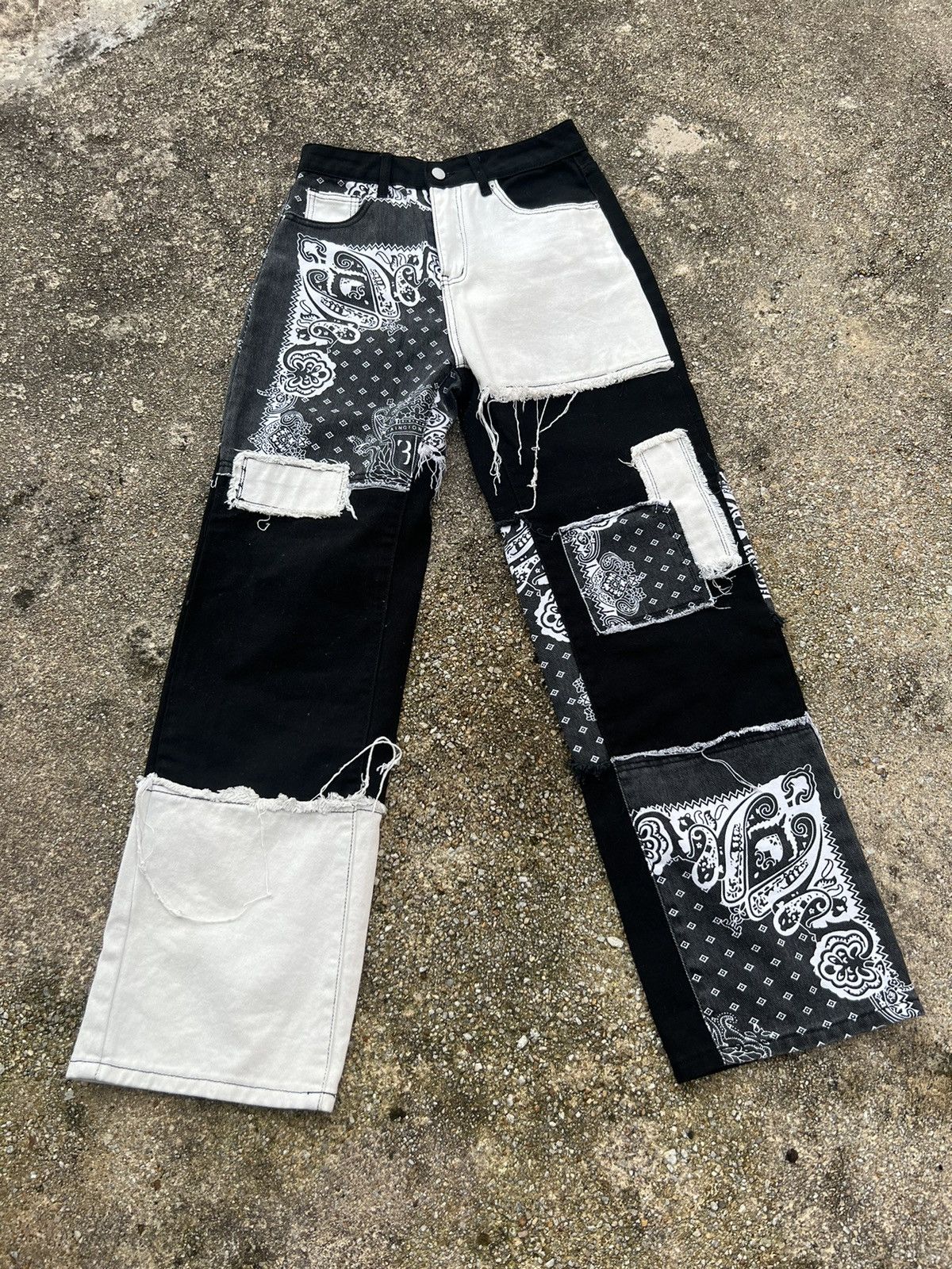 Japanese Brand Japanese Style Denim Inspired By Comme Des Garcons & Kapital Size US 28 / EU 44 - 1 Thumbnail