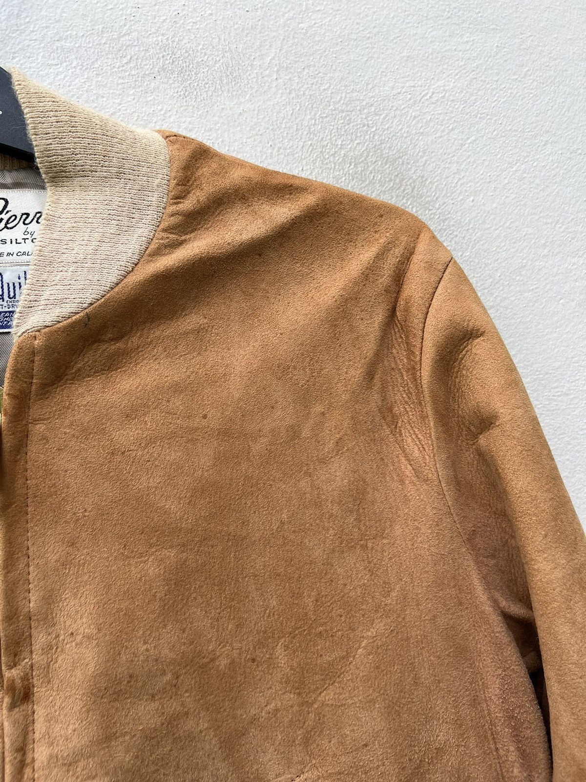 Leather 50s 60s Sierra Silton Dirty Patina Suede Leather Jacket Size US S / EU 44-46 / 1 - 7 Thumbnail