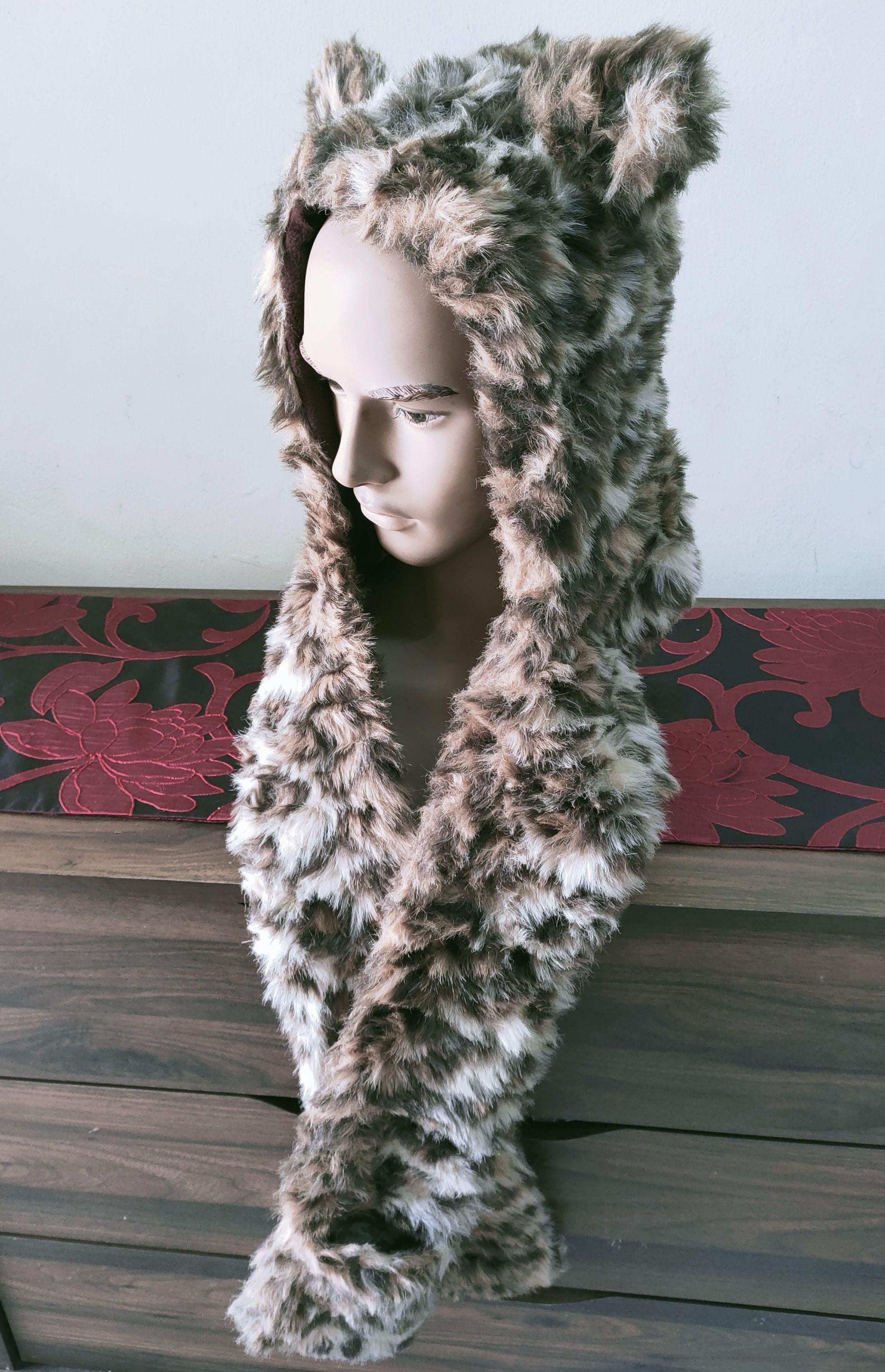 Japanese Brand Winter Fur Hat Size ONE SIZE - 3 Thumbnail