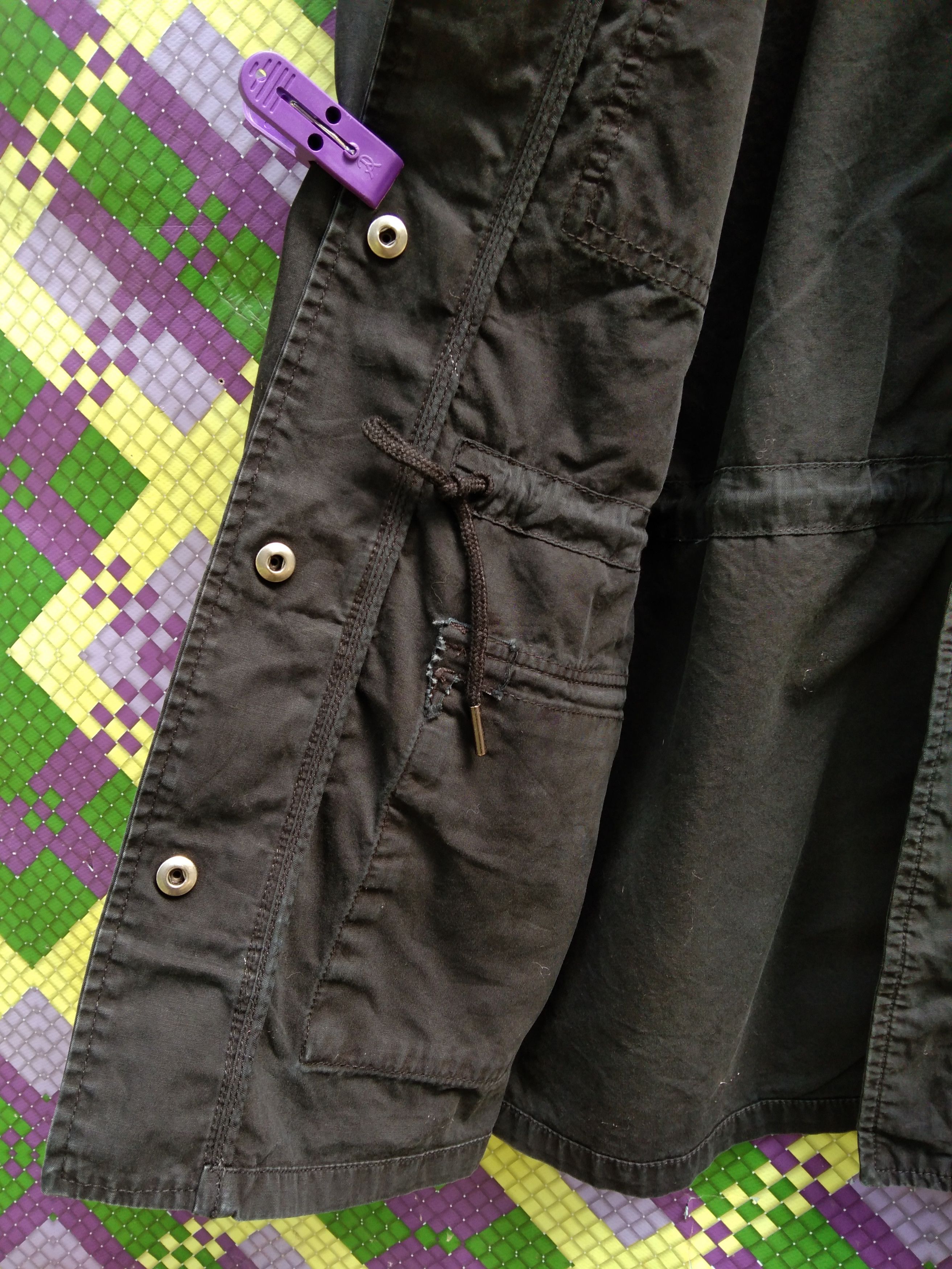 Gap × Vintage GAP MEN'S KHAKI JACKET (SNAP BUTTON) Size US S / EU 44-46 / 1 - 6 Thumbnail