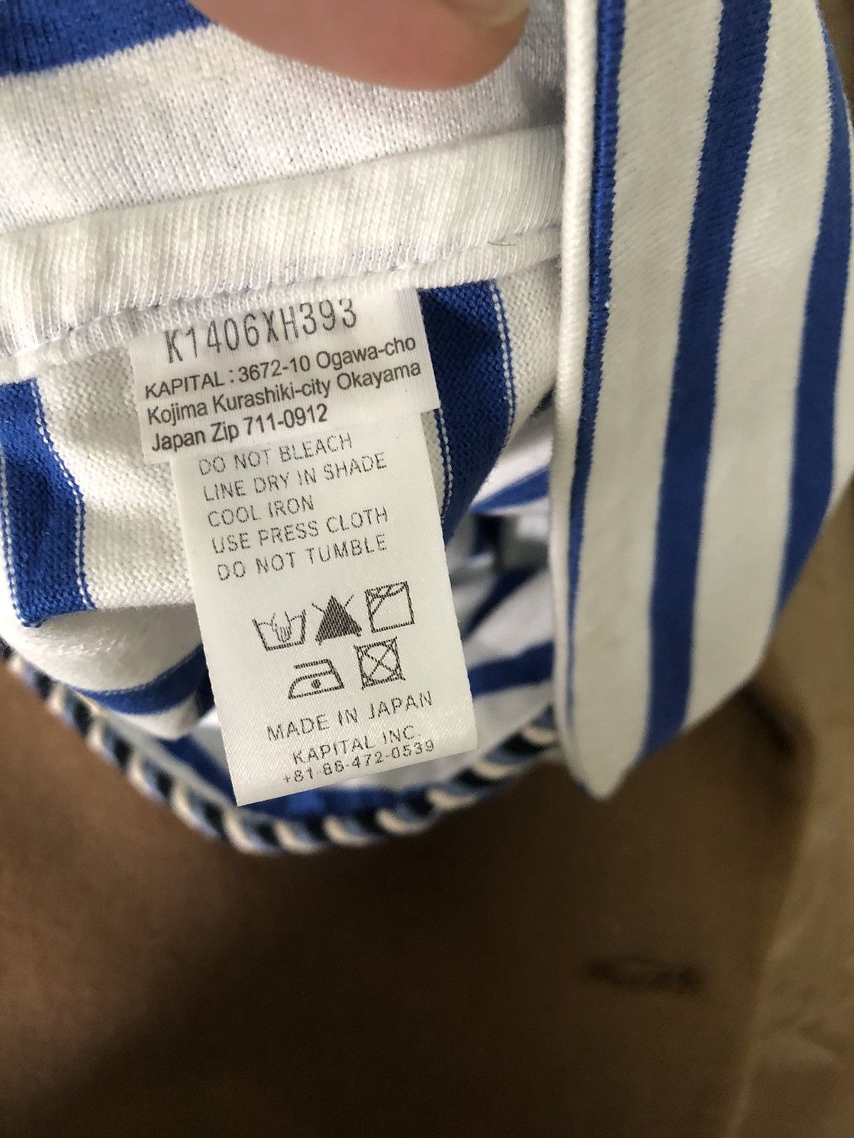 Kapital Vintage Kapital Stripe Blue Beanie Hat Size ONE SIZE - 18 Thumbnail