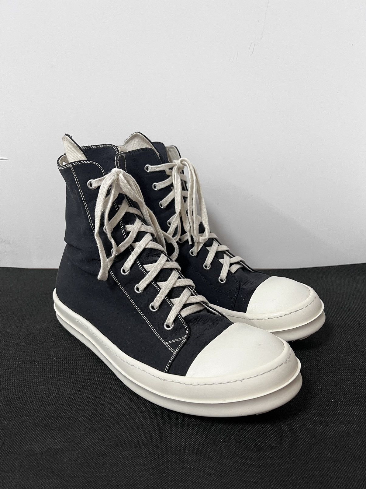 Rick Owens Drkshdw Rick owens drkshdw 19ss ramones high top sneakers sz44 Size US 11 / EU 44 - 5 Thumbnail
