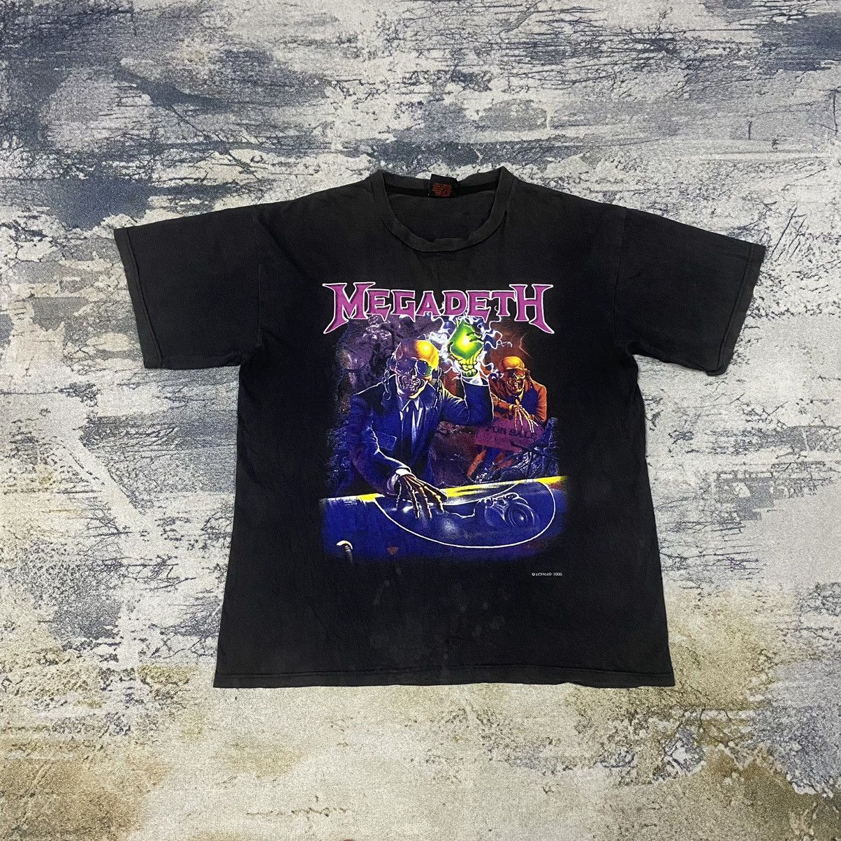 Band Tees Vintage Y2K Megadeth Thrash Metal Band Tee Size US L / EU 52-54 / 3 - 1 Thumbnail