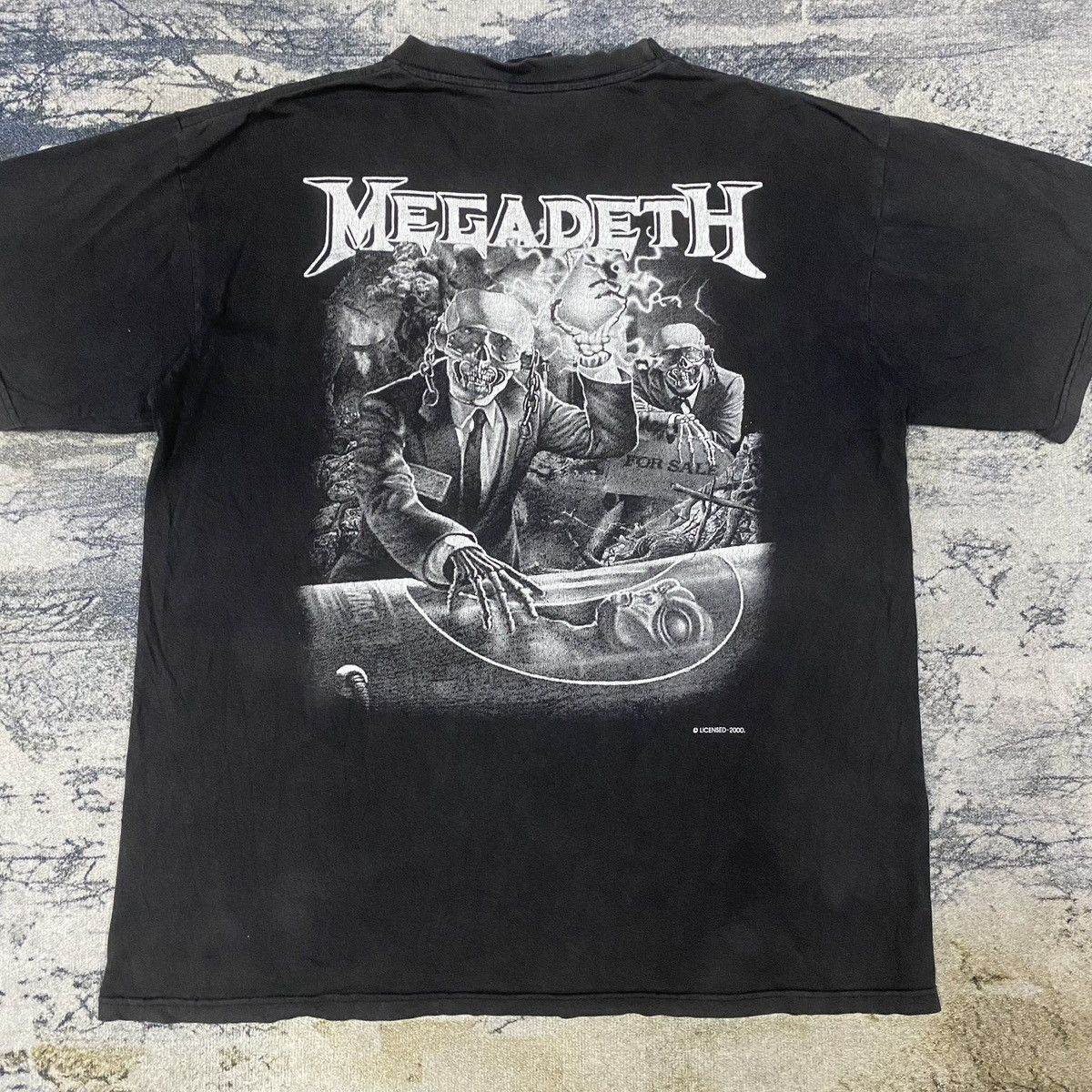 Band Tees Vintage Y2K Megadeth Thrash Metal Band Tee Size US L / EU 52-54 / 3 - 8 Thumbnail