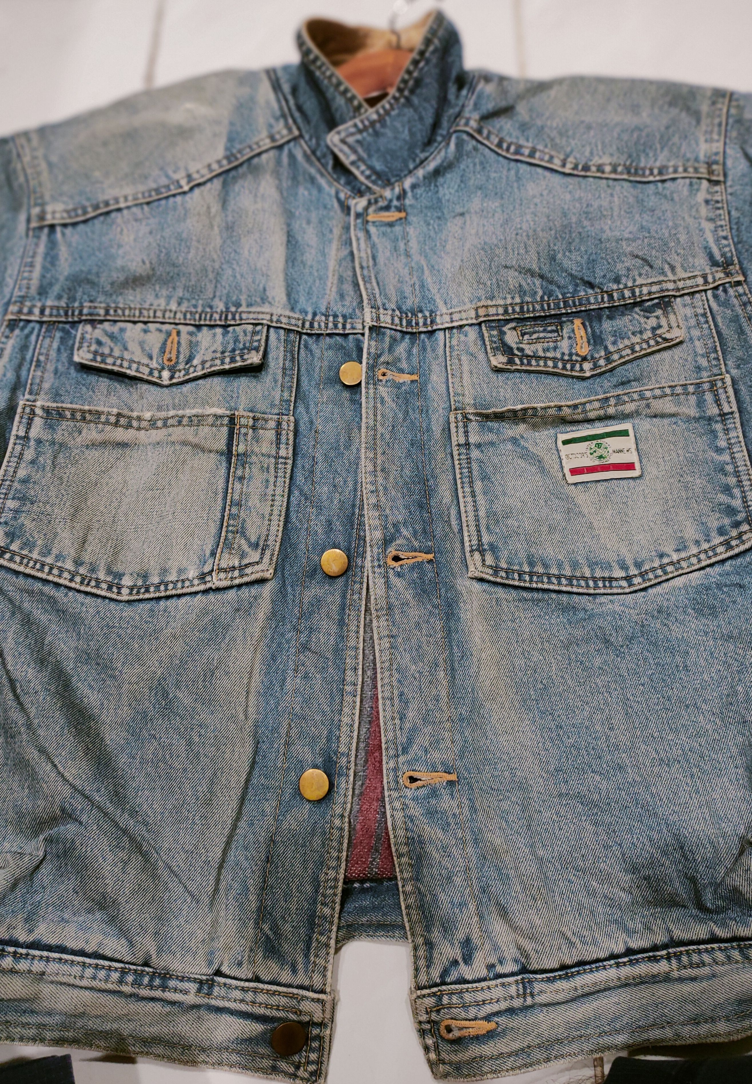 Urban Outfitters 💥Vintage Denim Jacket Blanket 💥 Size US L / EU 52-54 / 3 - 6 Thumbnail