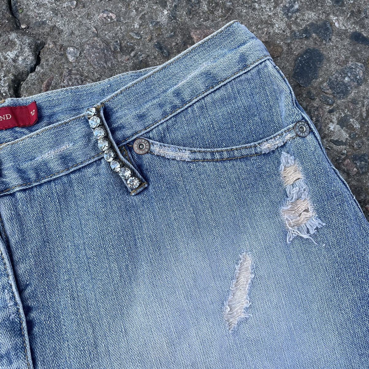 If Six Was Nine Vintage 90s Jeans Mini Skirt Distressed Buymypiece 90s Size 30" / US 8 / IT 44 - 5 Thumbnail