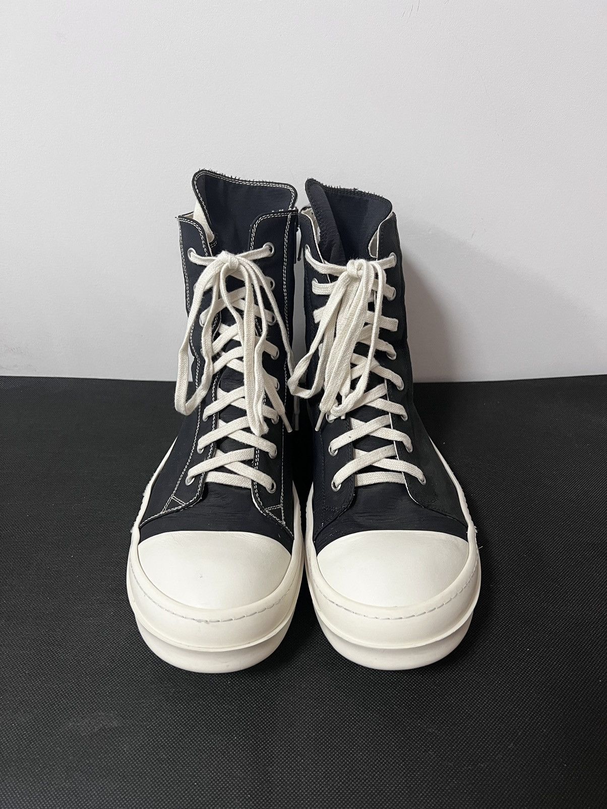 Rick Owens Drkshdw Rick owens drkshdw 19ss ramones high top sneakers sz44 Size US 11 / EU 44 - 3 Thumbnail