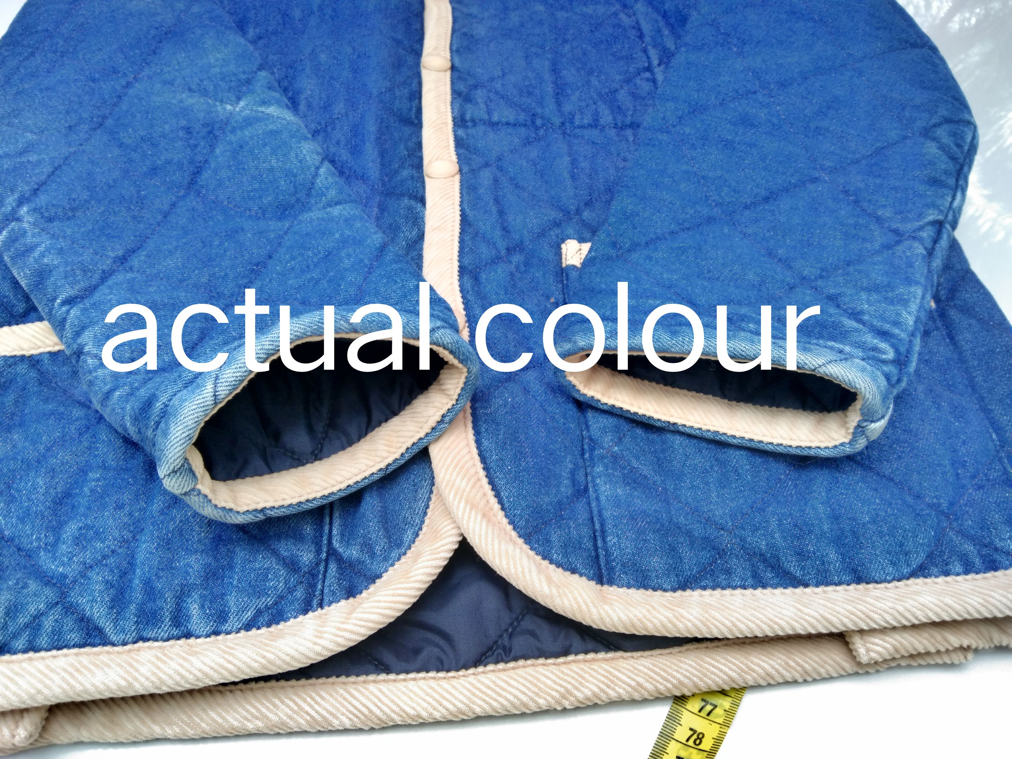 Lavenham × Vintage LAVENHAM DENIM QUILTED JACKET Size US XS / EU 42 / 0 - 9 Thumbnail
