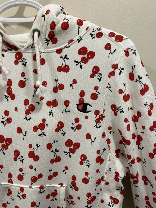 Vintage Champion x Harley VierraNewton cherry hoodie Grailed